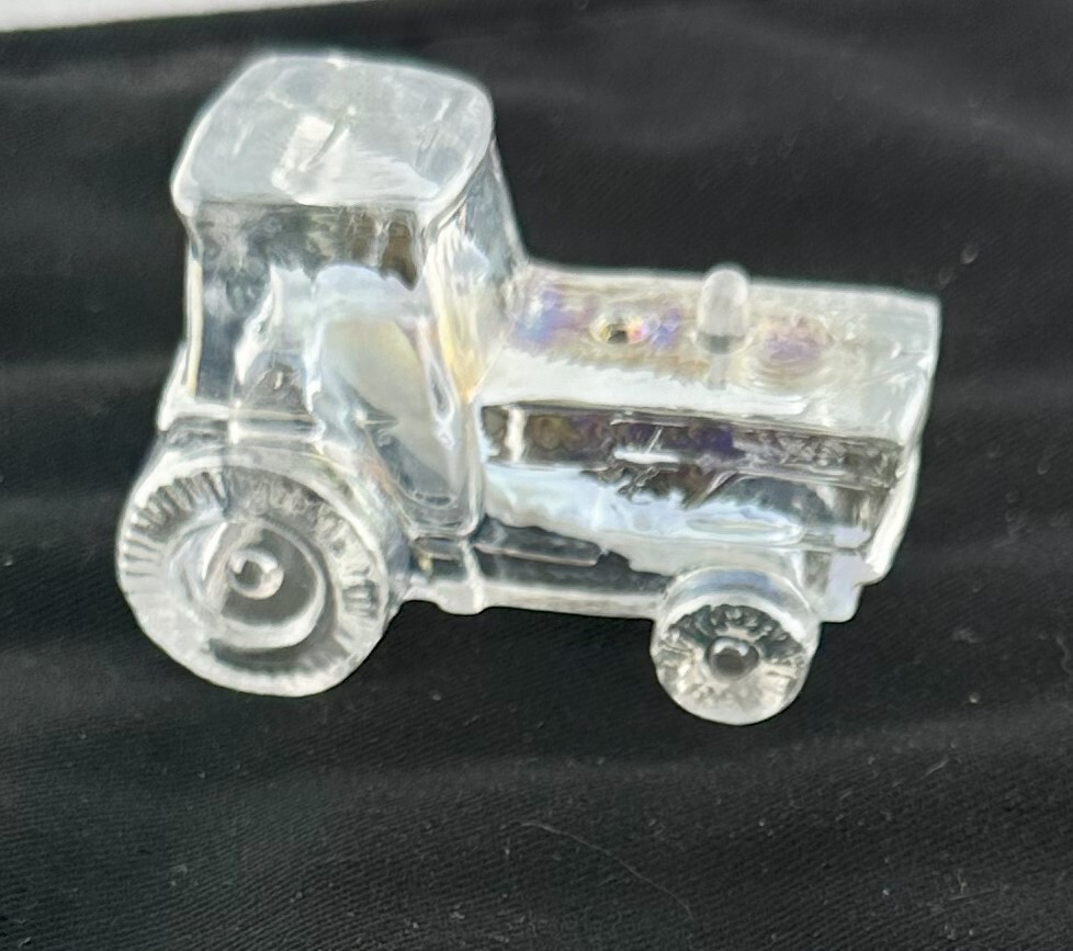 Boyd Glass Tractor Crystal Carnival