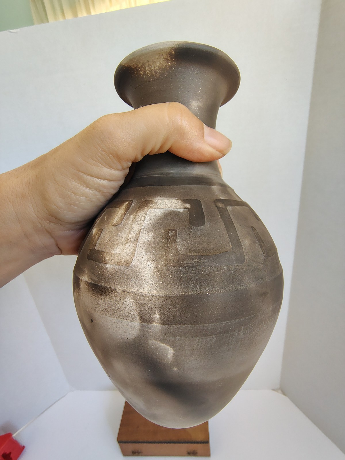 Lyse Fleury Smoke Fired Vase – 7″ Tall – Made in Canada
