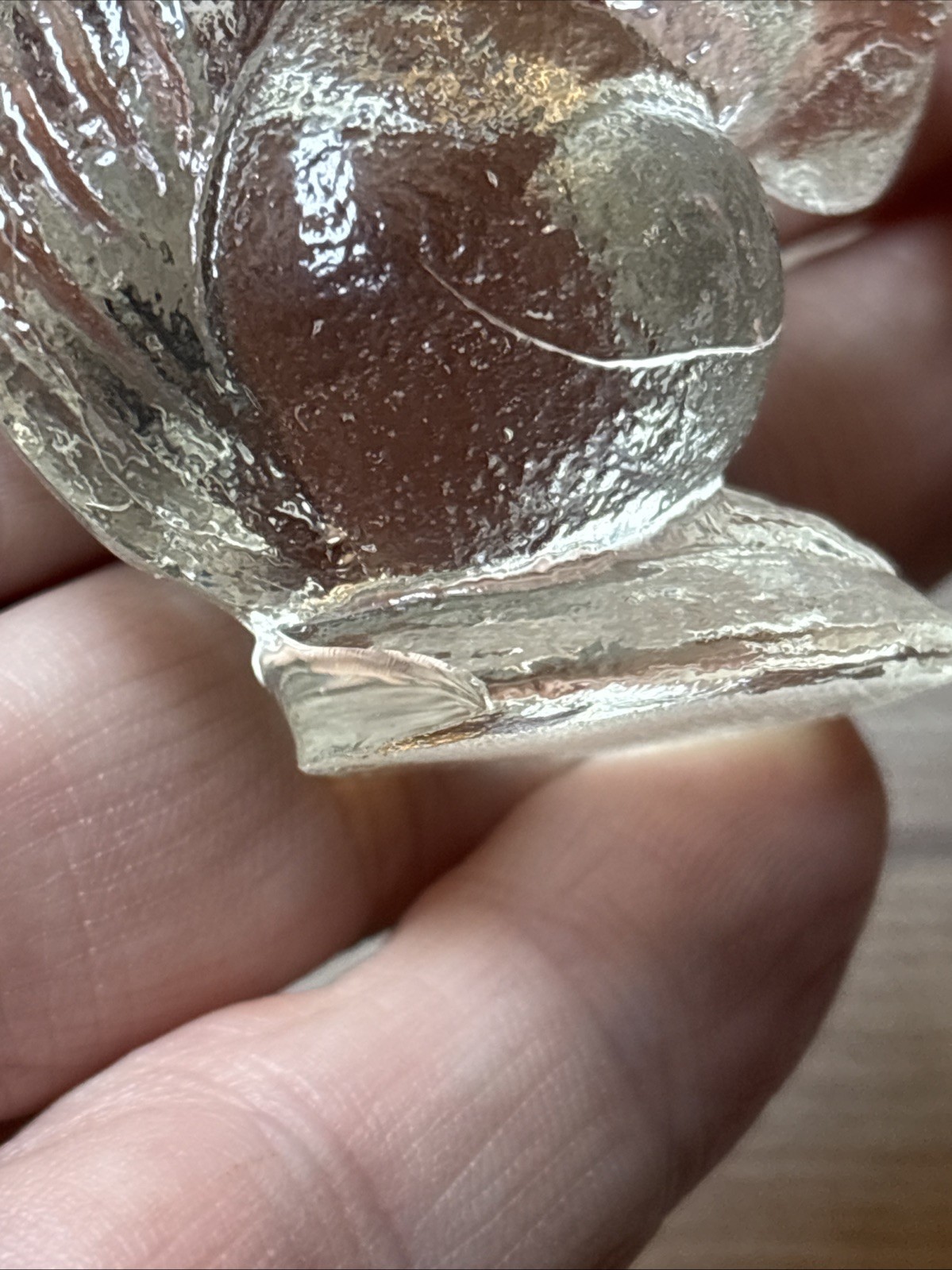 L.E. Smith Glass Company Mini Squirrel Clear 2.25″ Tall