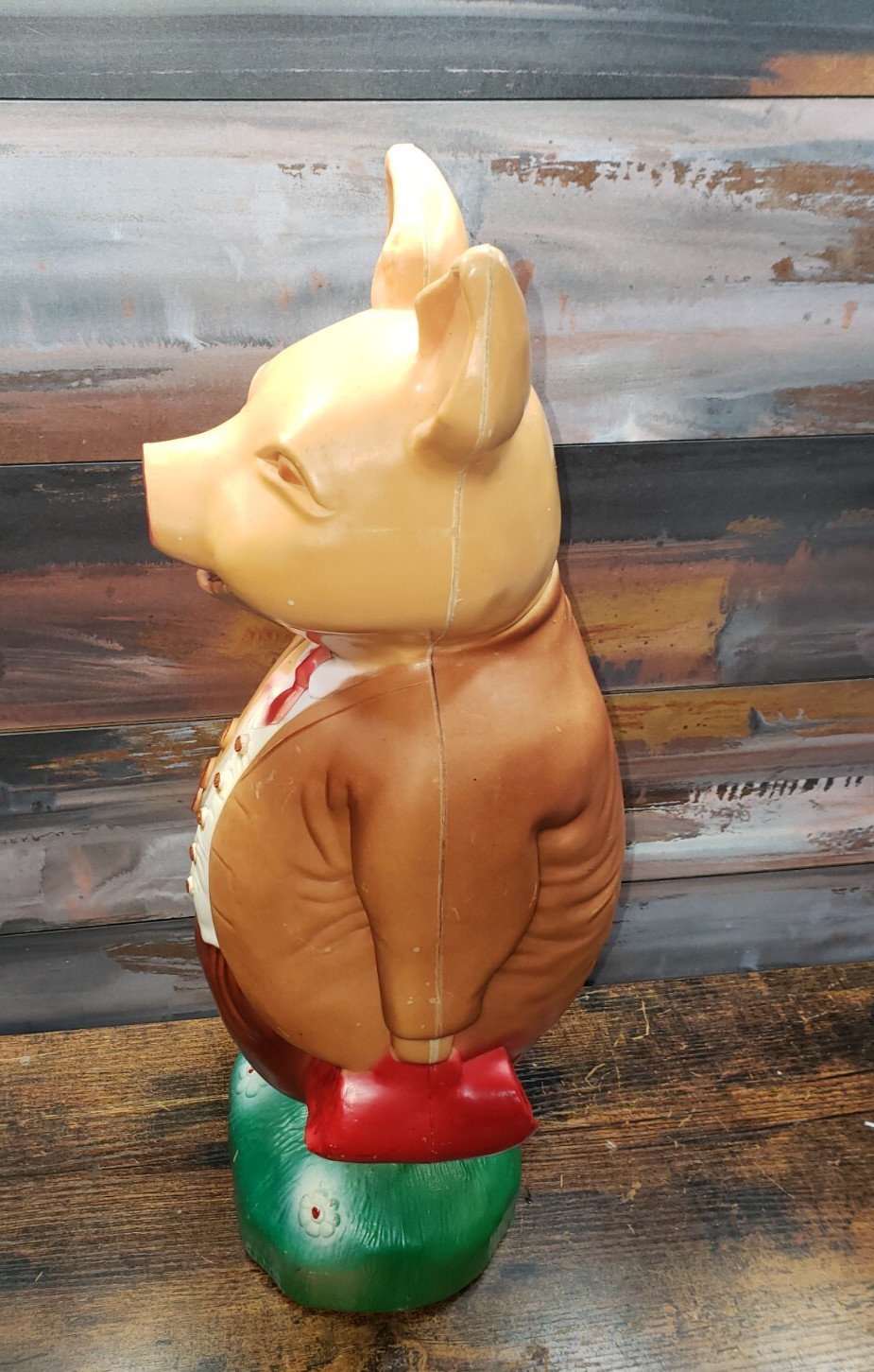 Vintage 1960s Beswick Beatrix Potter Pigling Bland Figure Blow Mold Plastic