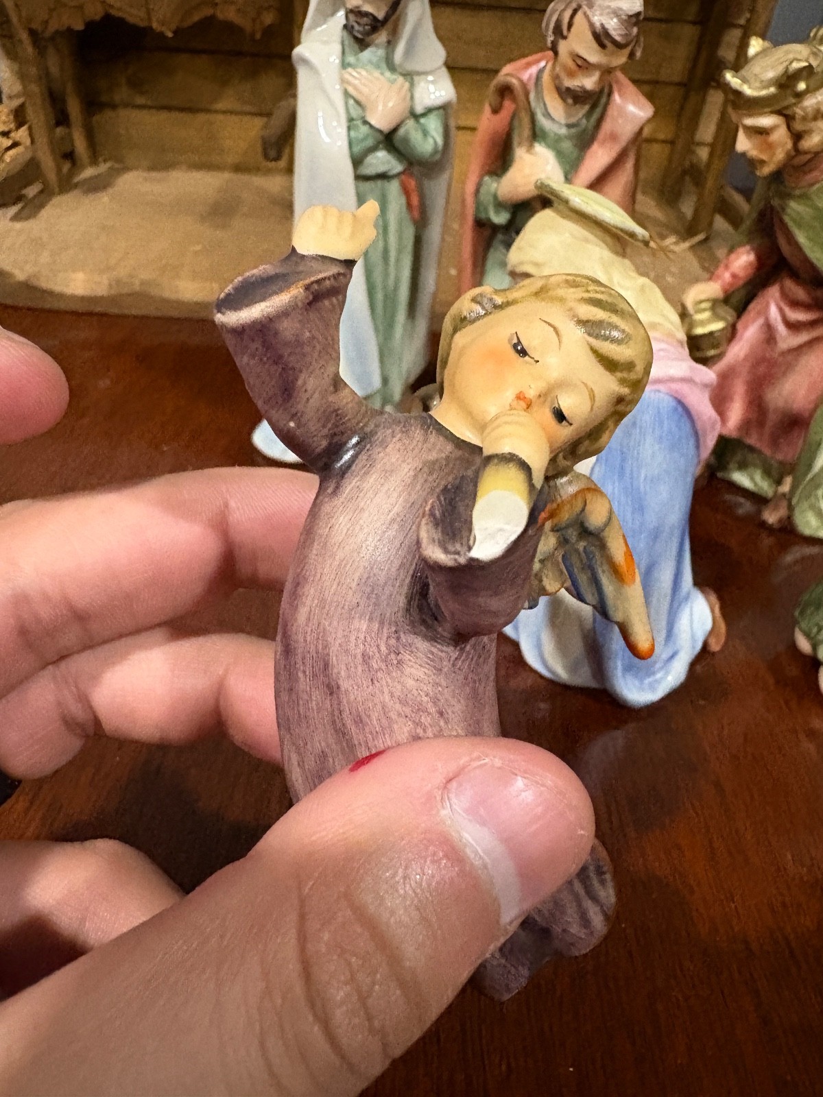 12 Piece Goebel Hummel Nativity Set (As is)