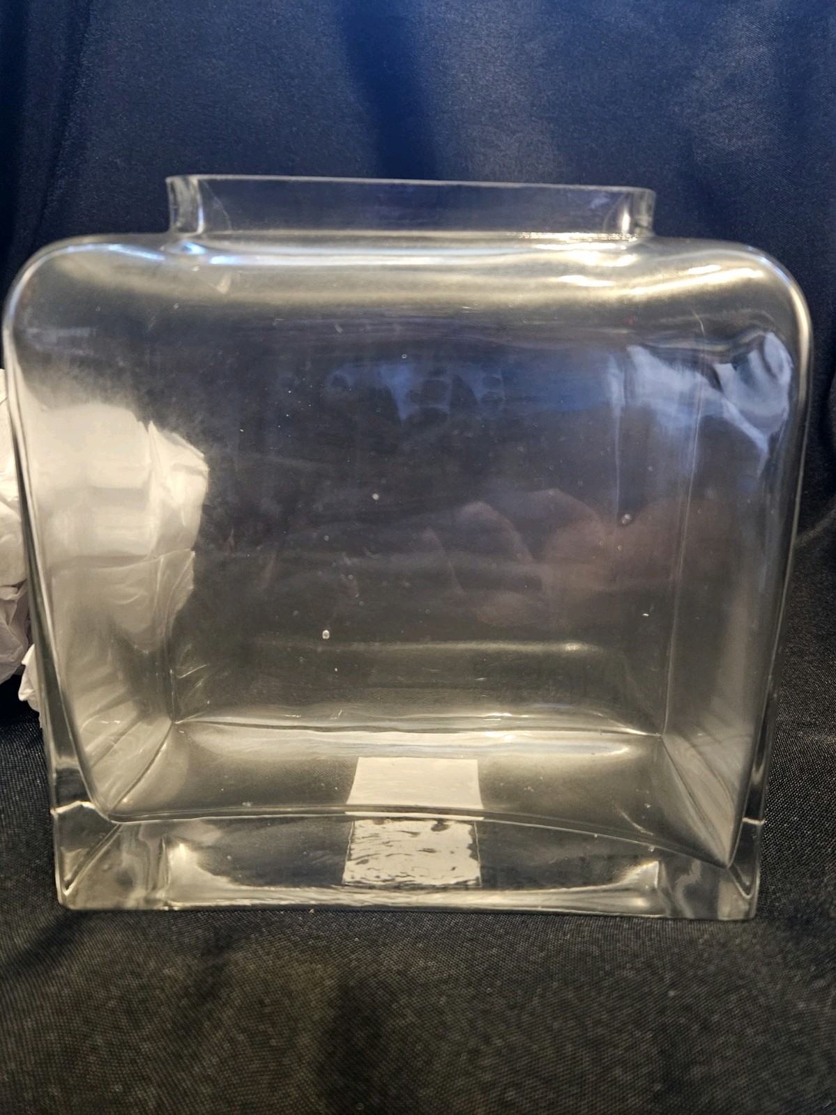 Sierra Pacific Crafts Clear Glass Rectangular Vase NIB