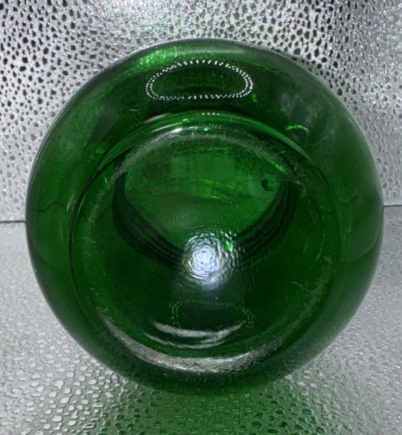 Vintage Anchor Hocking Forest Green Vase