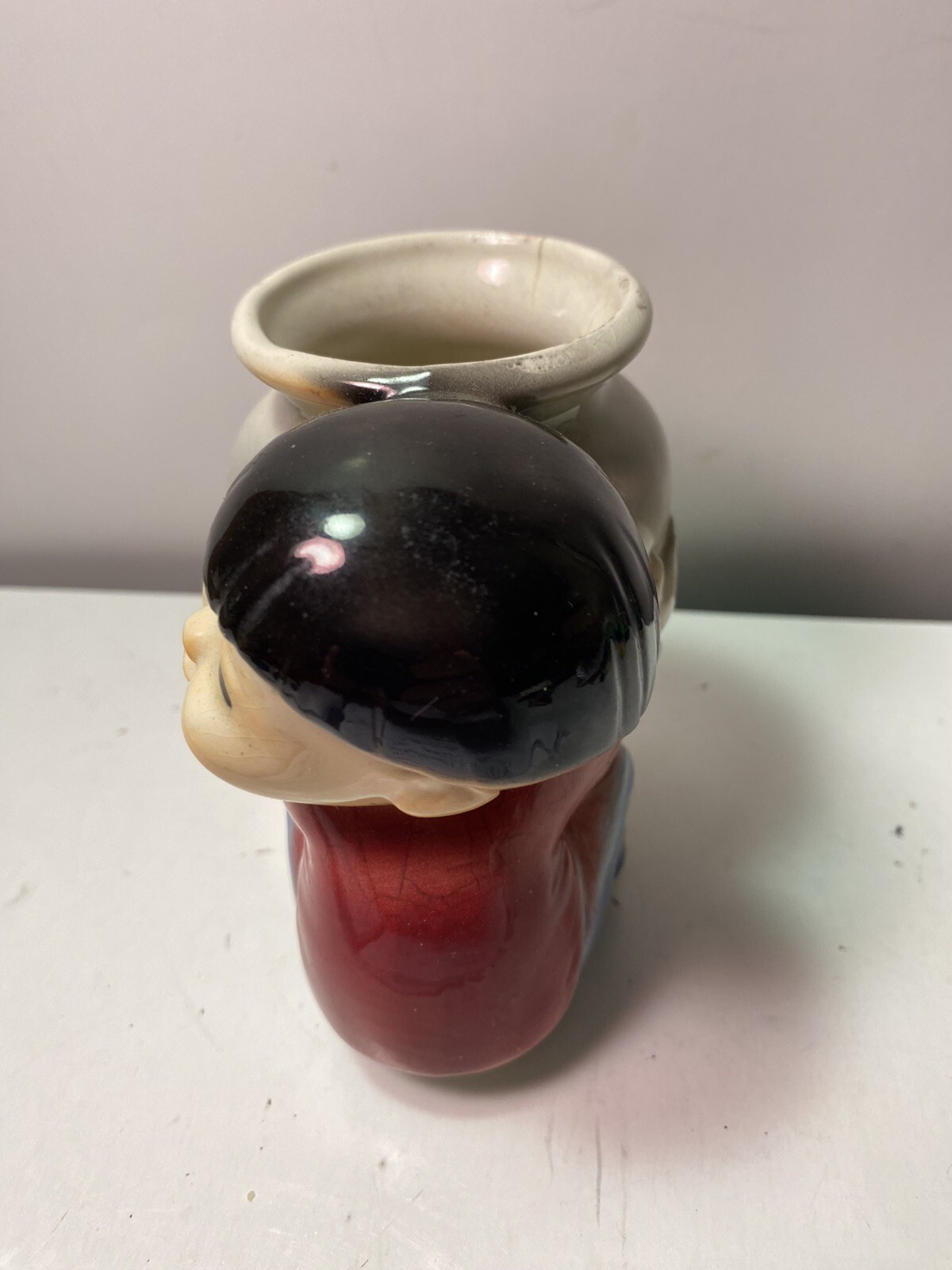 vintage pottery planter Royal Copley Asian Mid Century Mint Condition 5” High L