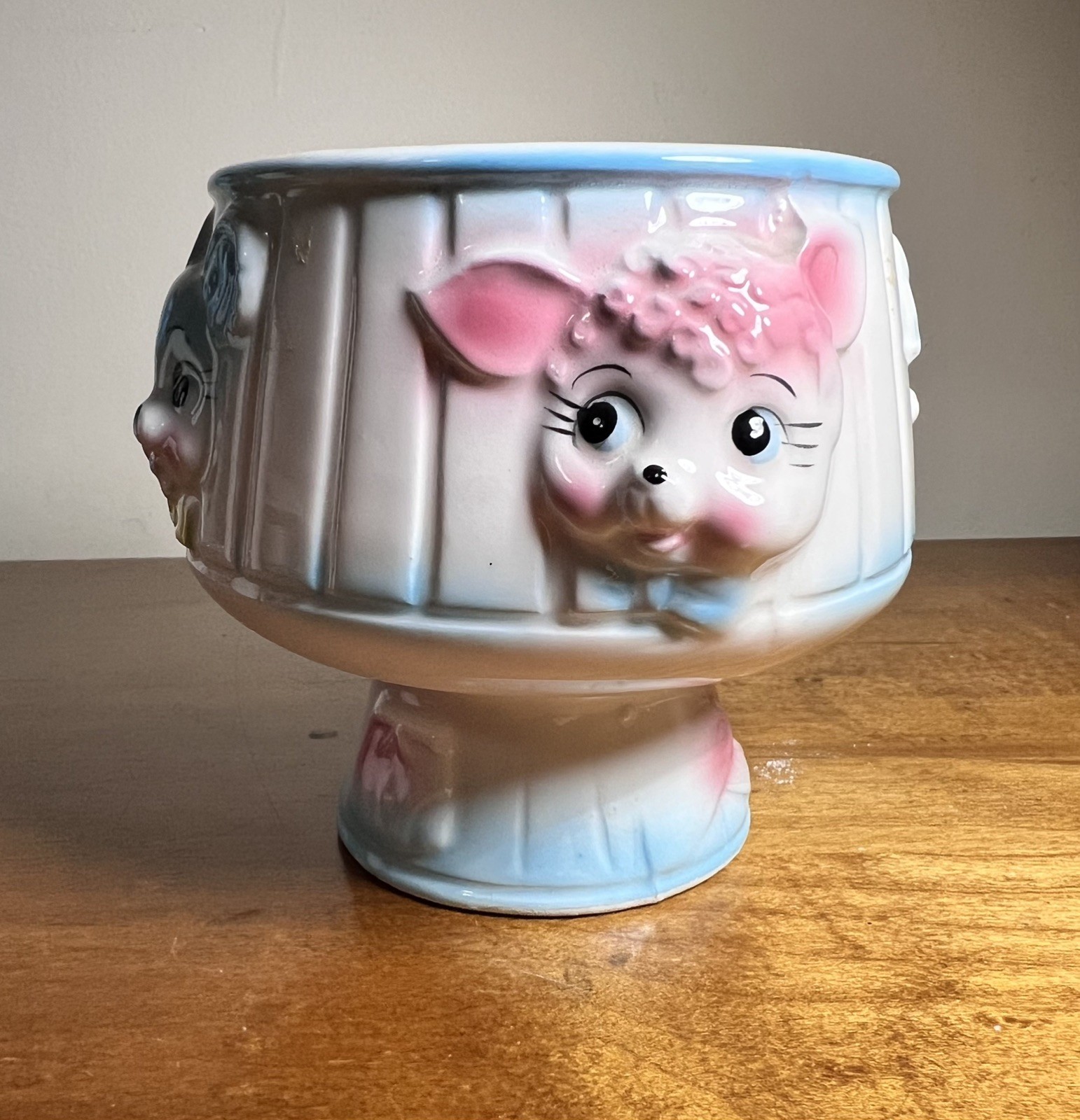 Vintage RELPO ceramic baby animal – hand painted Planter SY1762 made in Japan