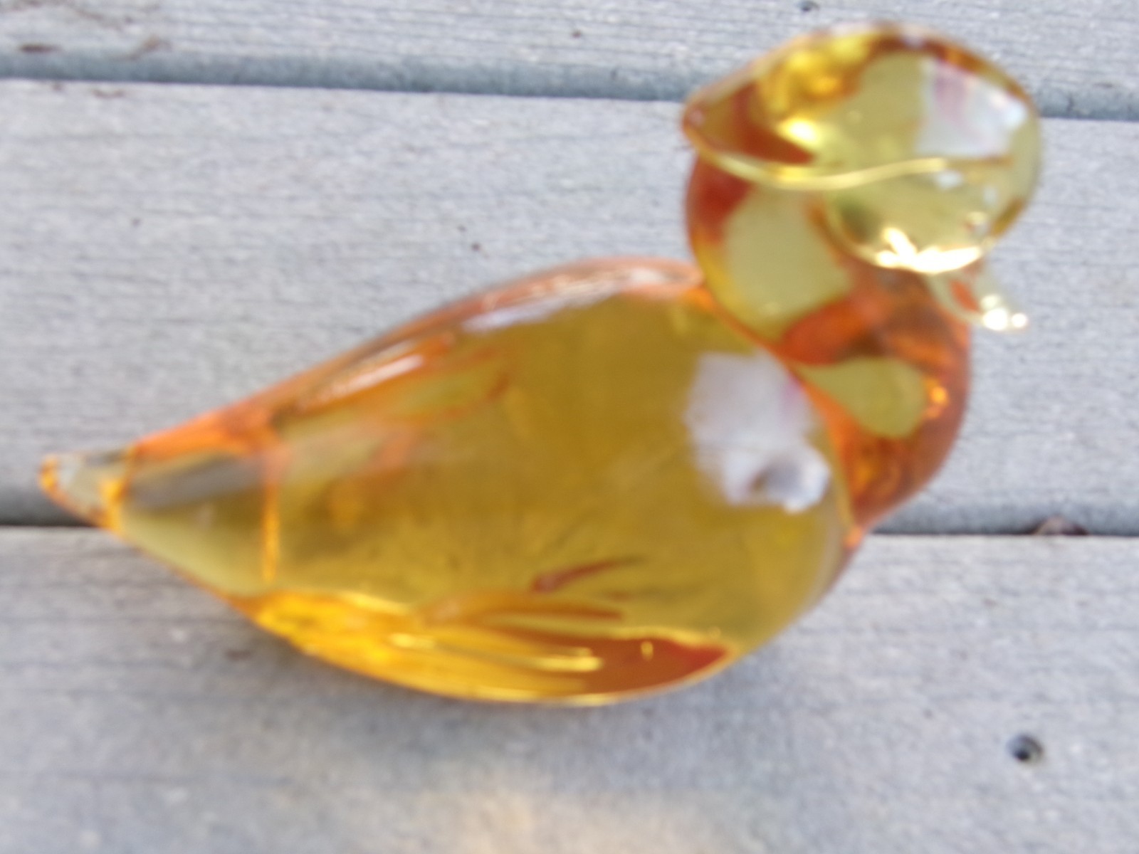 IMPERIAL GLASS ANIMAL SET CYGNET DUCK DUCKLING SIGNED 5 PIECES BABIES BABYS