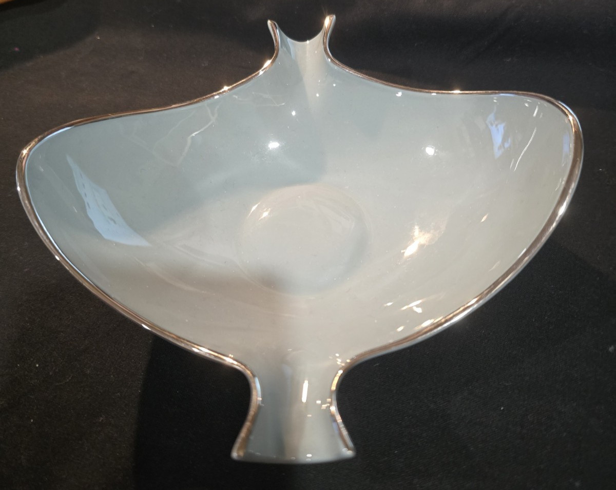 Lenox Teal Green with Silver – Porcelain Flight Collection Ashtray Vintage Rare