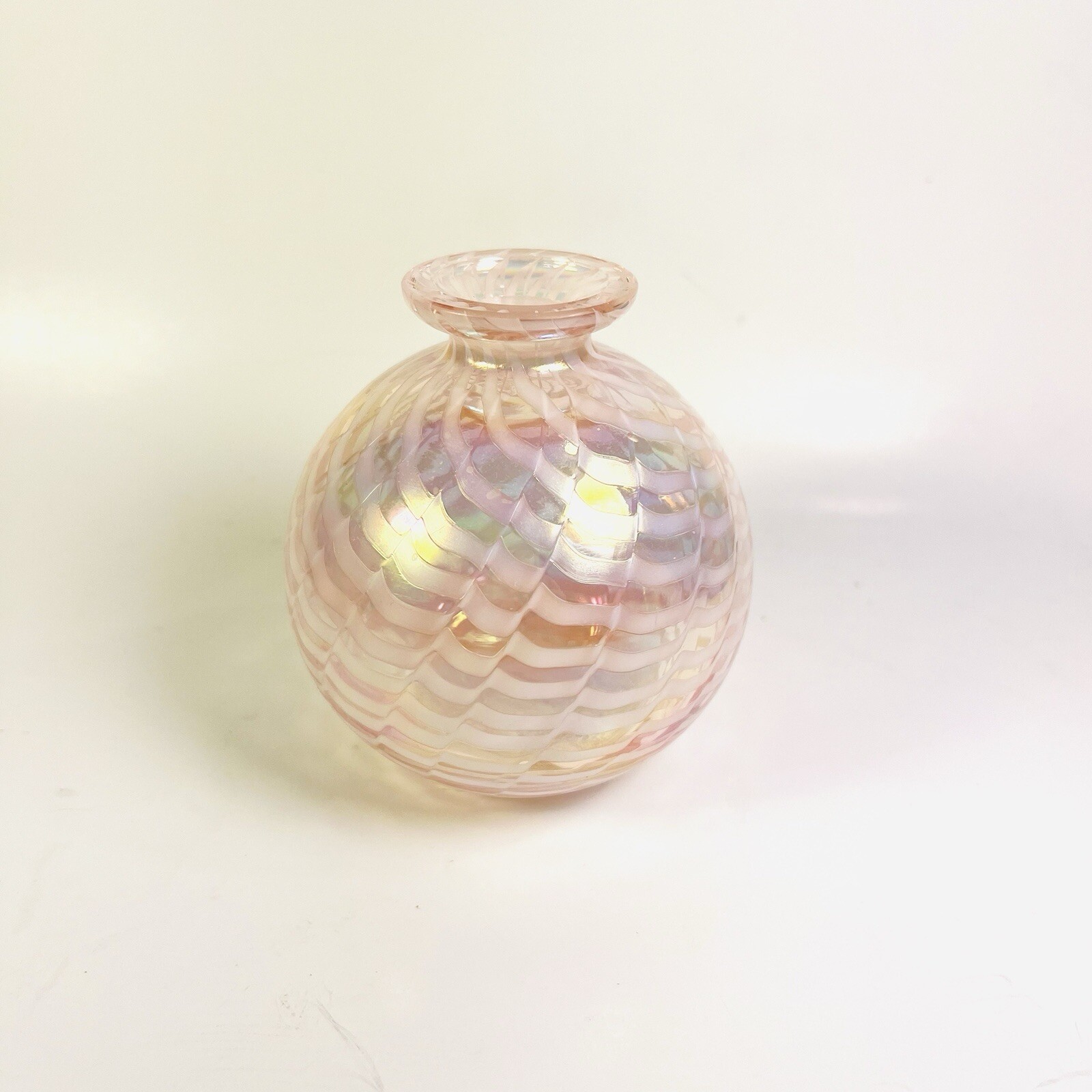 Vintage Royal Limited Crystal Blown Glass Vase 3.75”