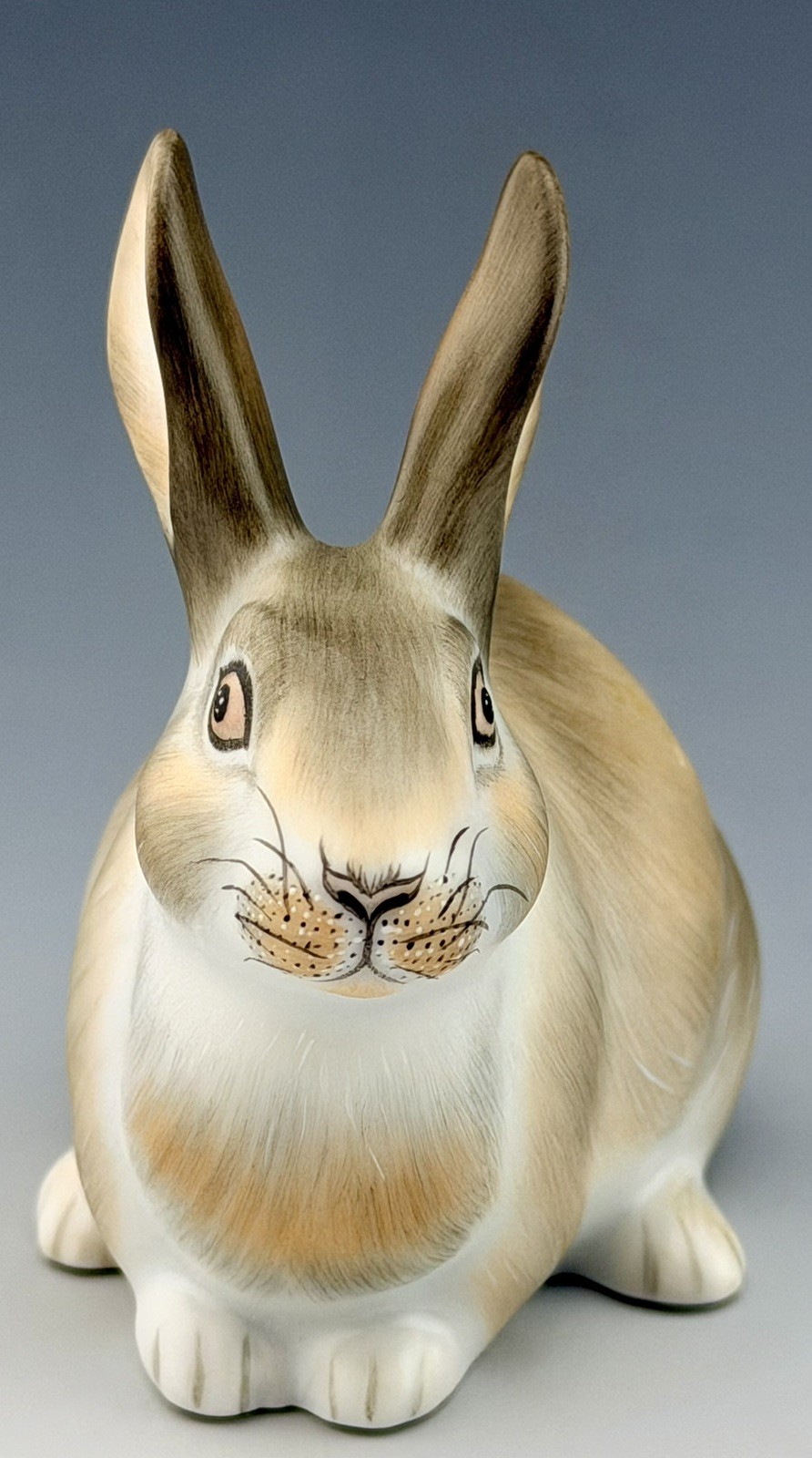 🦋 MINT HEREND Guild Bunny Rabbit Natural Figurine