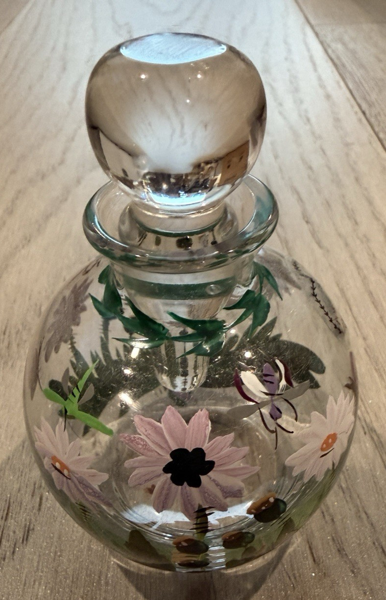 Portmeirion BOTANIC GARDEN Glass Mini VANITY VASE NWT