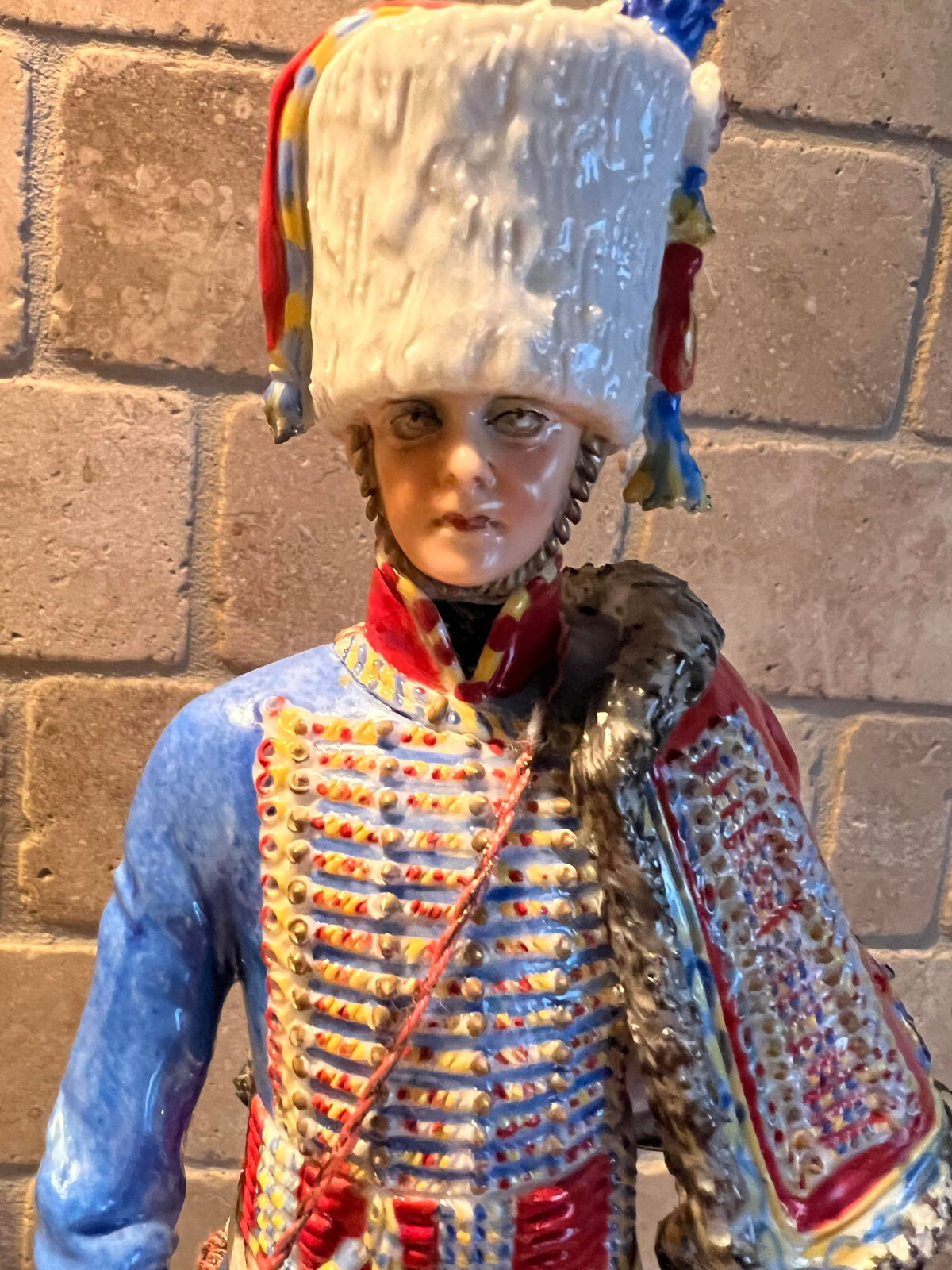 Van Gerdinge Sitzendorf Porcelain Napoleonic Trumpet Hussards – Brigadier 1807
