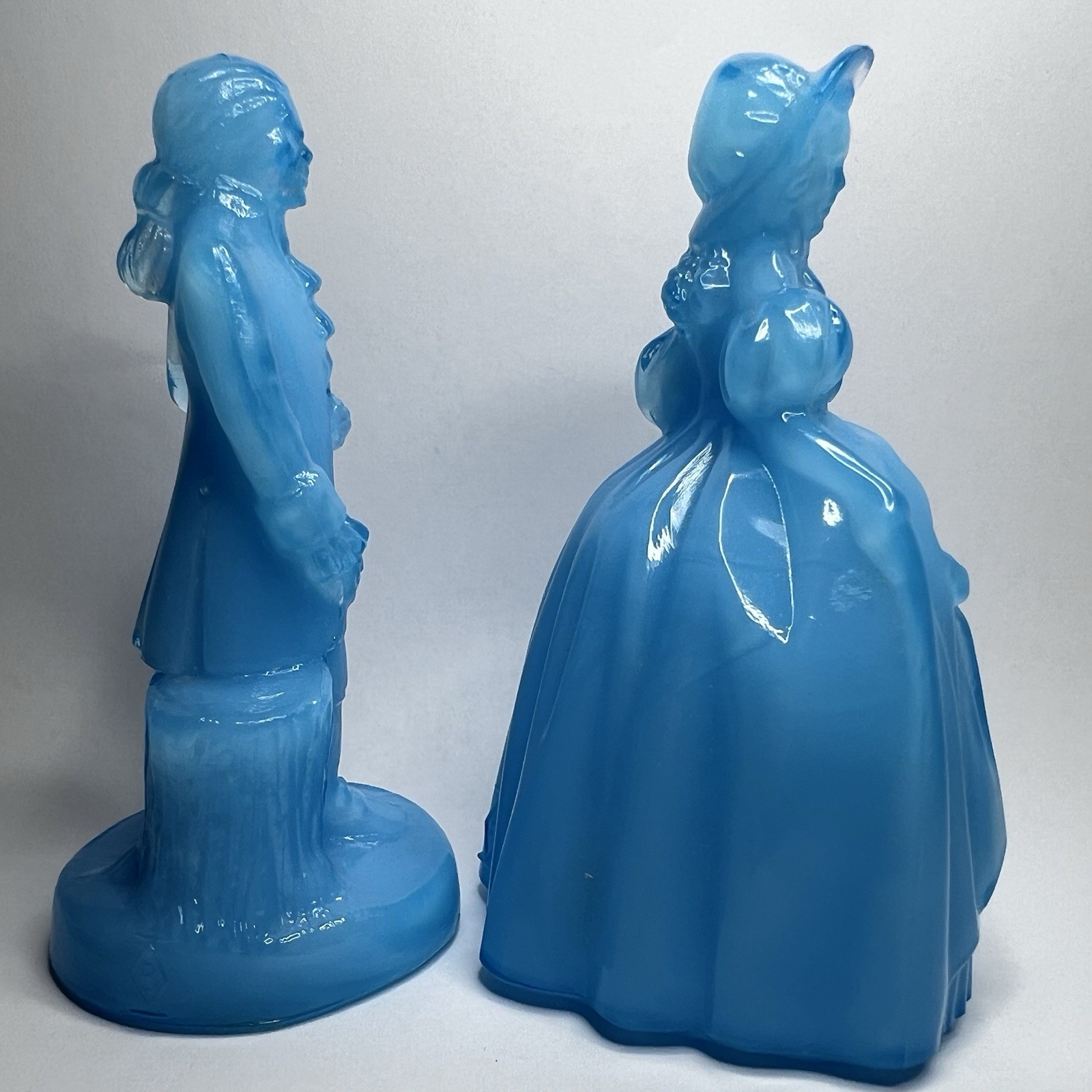 Boyd’s Crystal Art Glass’s Vintage Colonial York & Marguerite Windsor Blue