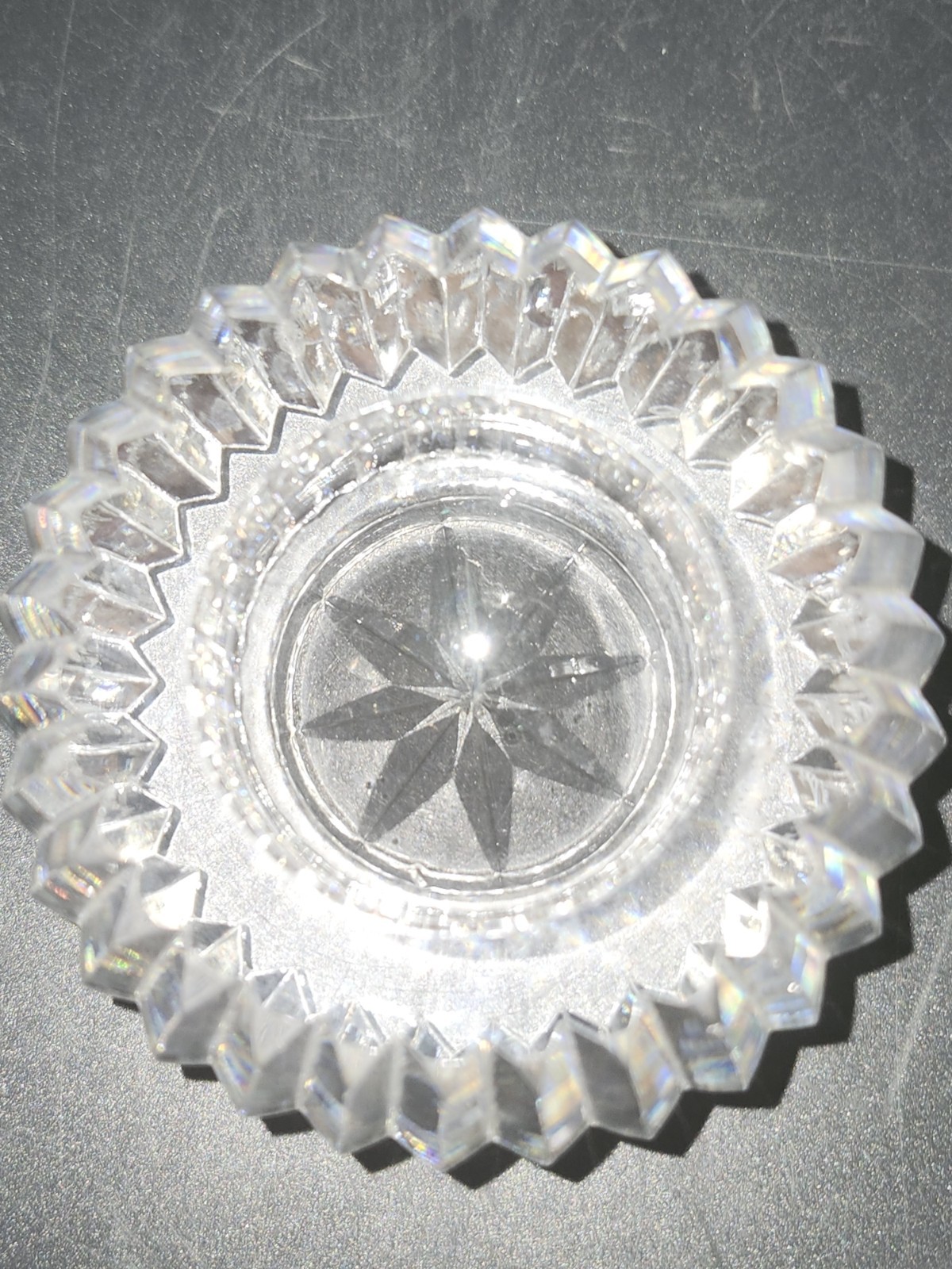 Waterford Bezel Votive Candle Holder Tealight, Irish Crystal, Vintage