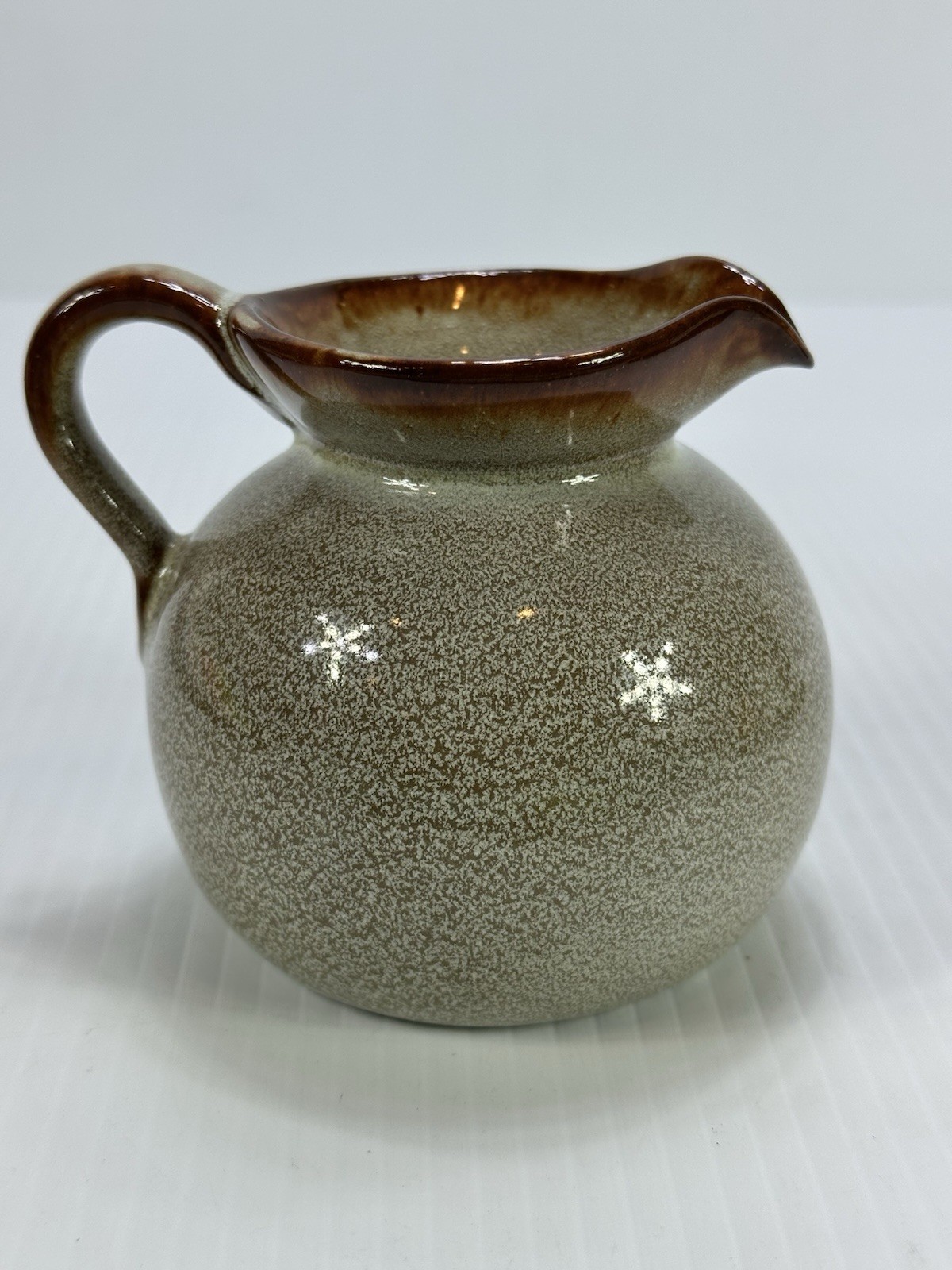 Chester Nicodemus Ohio Studio Pottery Small Pitcher Signed Vintage Mid Century
