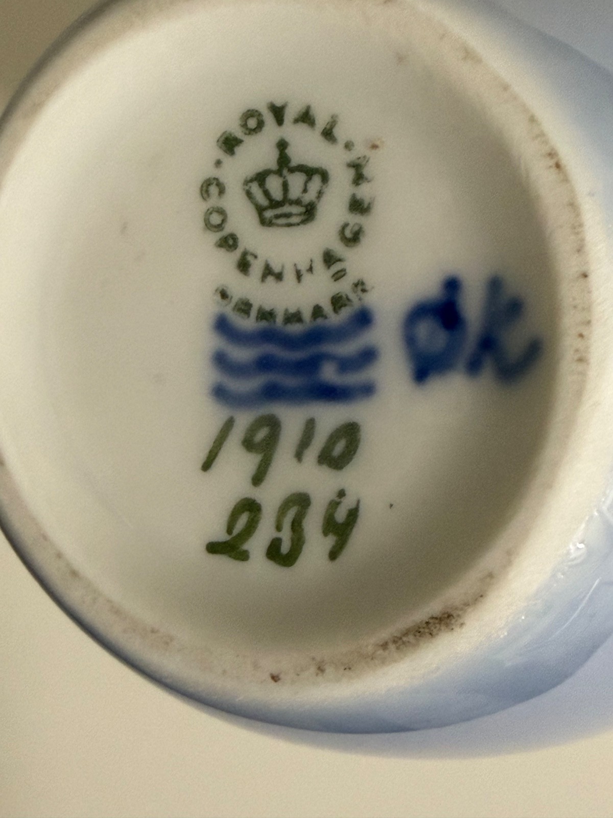 Vintage 1968 Royal Copenhagen Vase 1910/234 First Quality Hand Painted Denmark