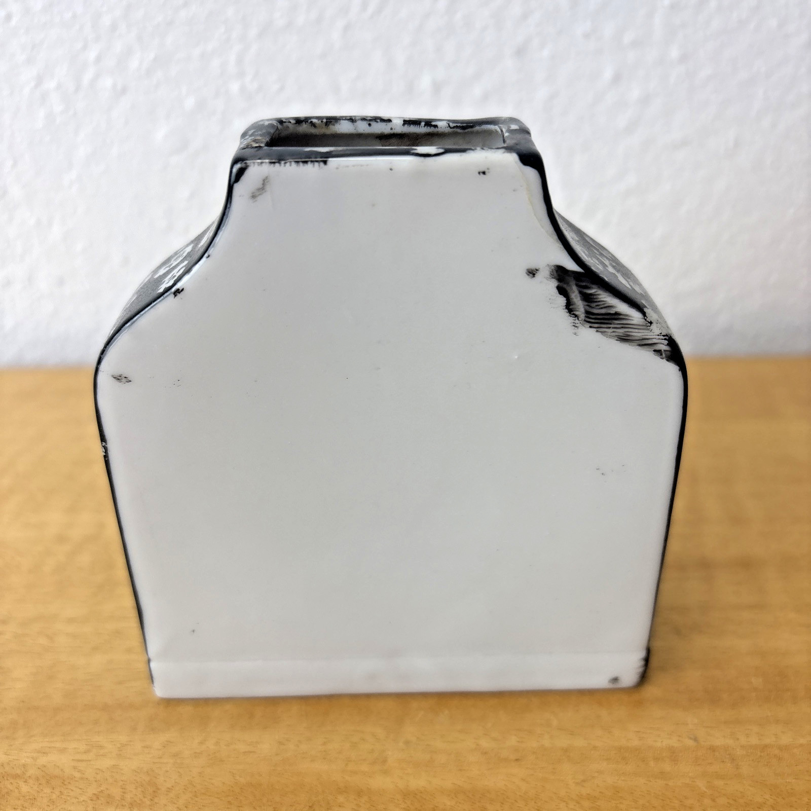 VTG MID-20th CENTURY HAND PAINTED PORCELAIN FIREPLACE INCENSE / ASH TRAY – JAPAN
