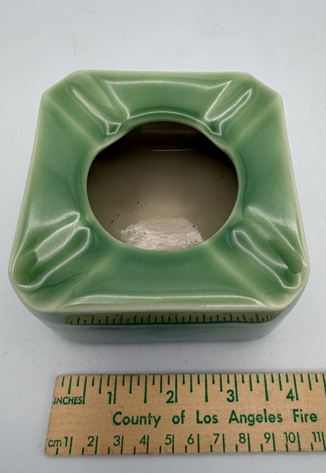 Rookwood Art Pottery 1948 Deep Ashtray MCM #7012 – 4 1/4″ X 4 1/8″ X 2 3/8″ RARE