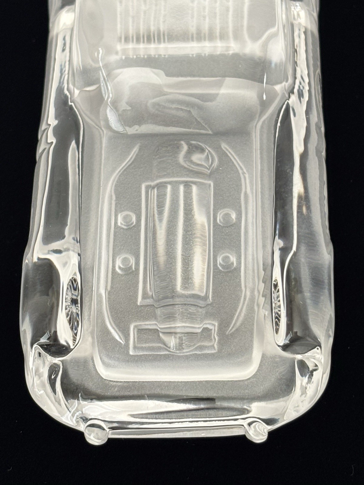 Jaguar XK 120 Hofbauer Lead Crystal 6.5″L Model Car Sculpture Paperweight