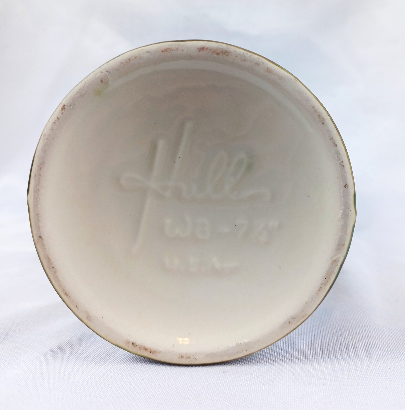 Hull Art Pottery Woodland Vase W8-7 1/4 Inch USA Pink Trillium MCM Art Vintage