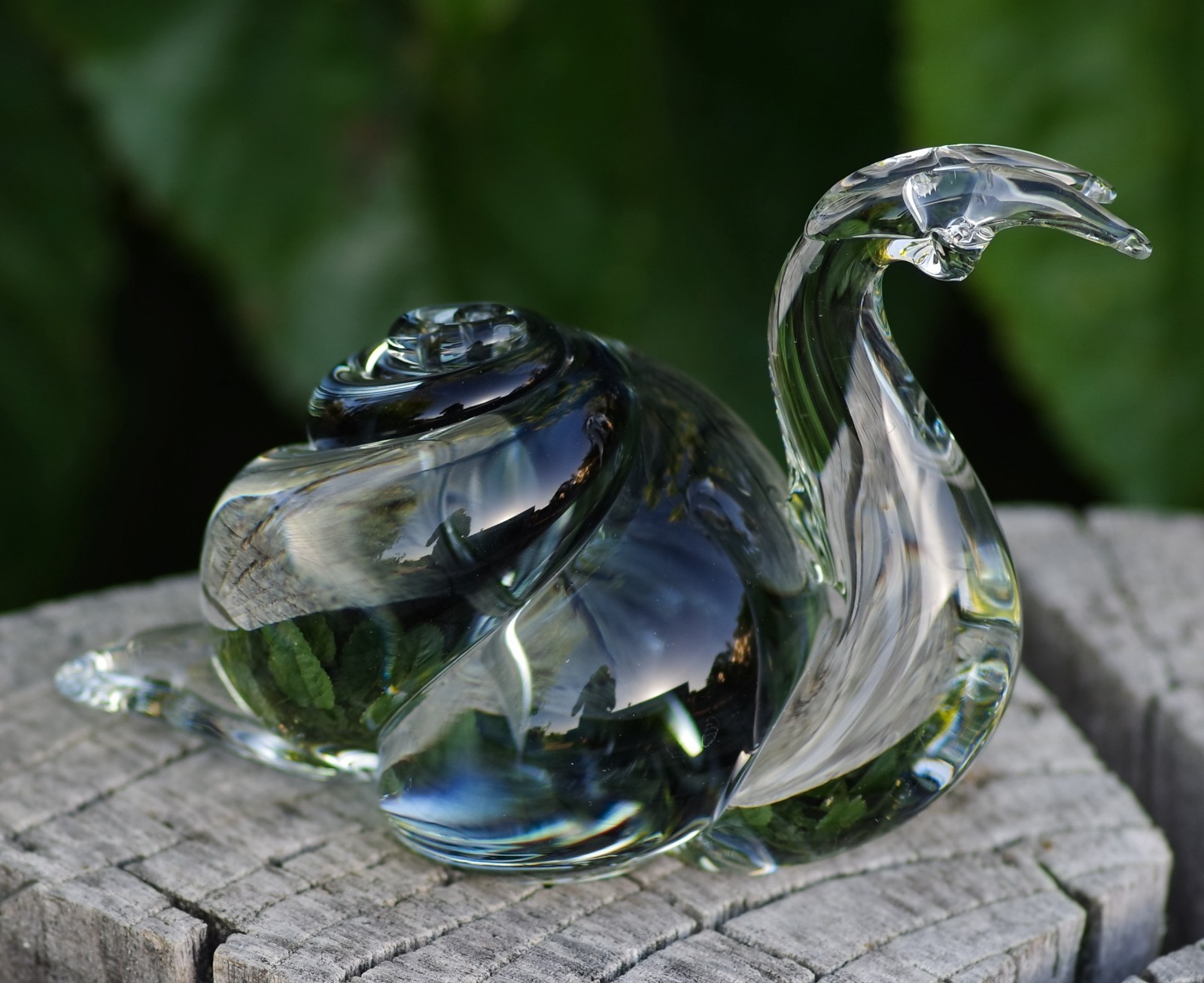 VINTAGE Murano Paperweight V. Nason SNAIL Smokey Glass Made in Italy RARE FIND!