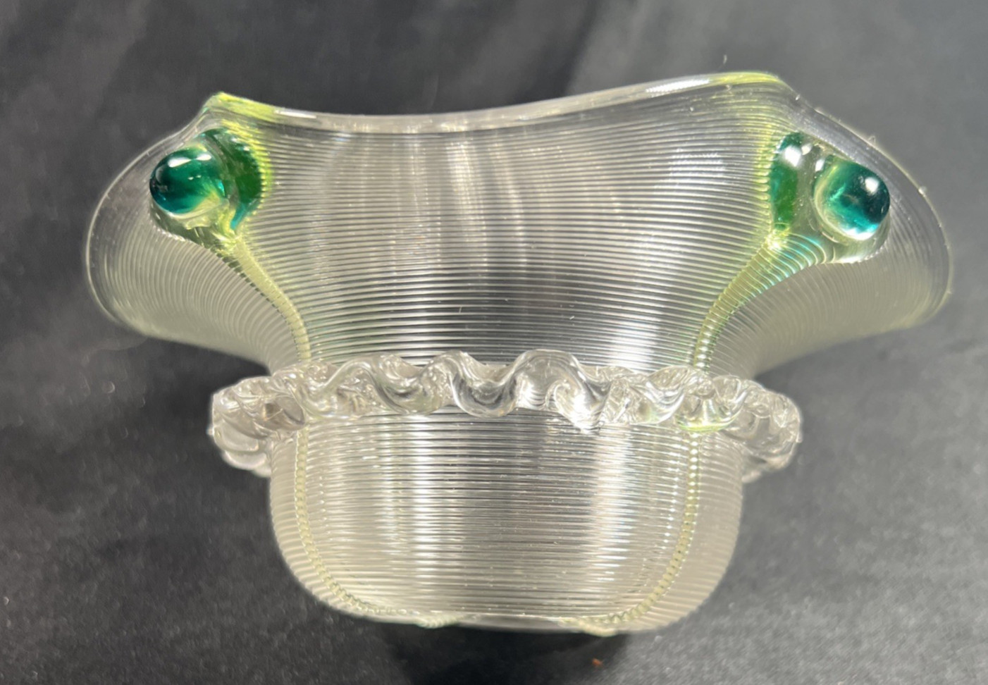 Stuart & Sons Peacock Trail CAIRNGORM Art Nouveau Bowl/Sweetmeat, ca 1905