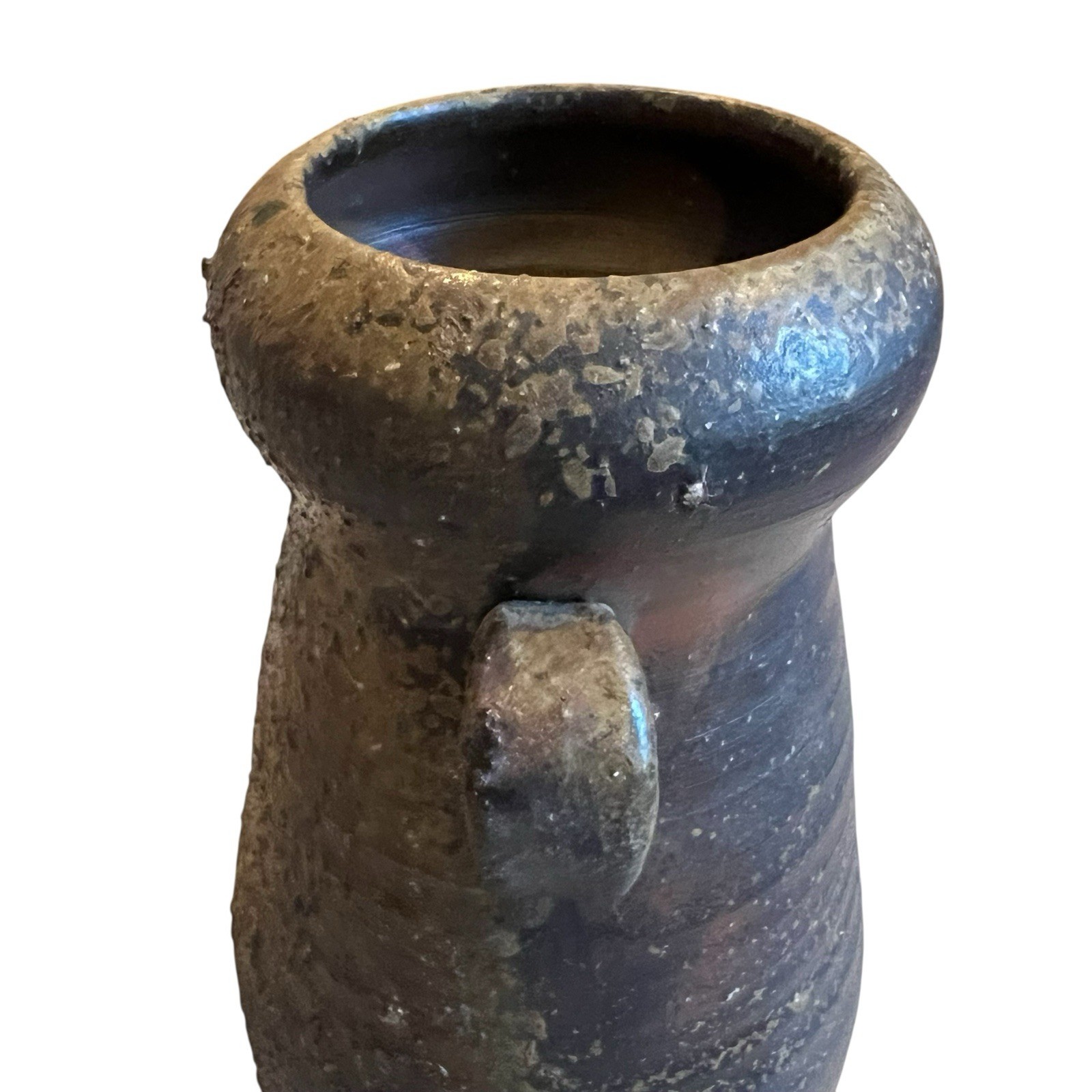 Bizen Yaki Vase by Yoneda Hōsei Japanese Pottery Flower Vase Yakishime Signed