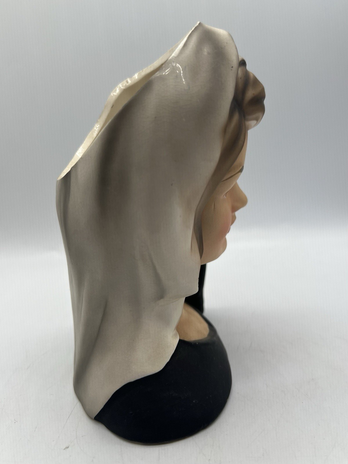 Vintage Inarco E-1852 Jackie Kennedy Mourning Ceramic Head Vase