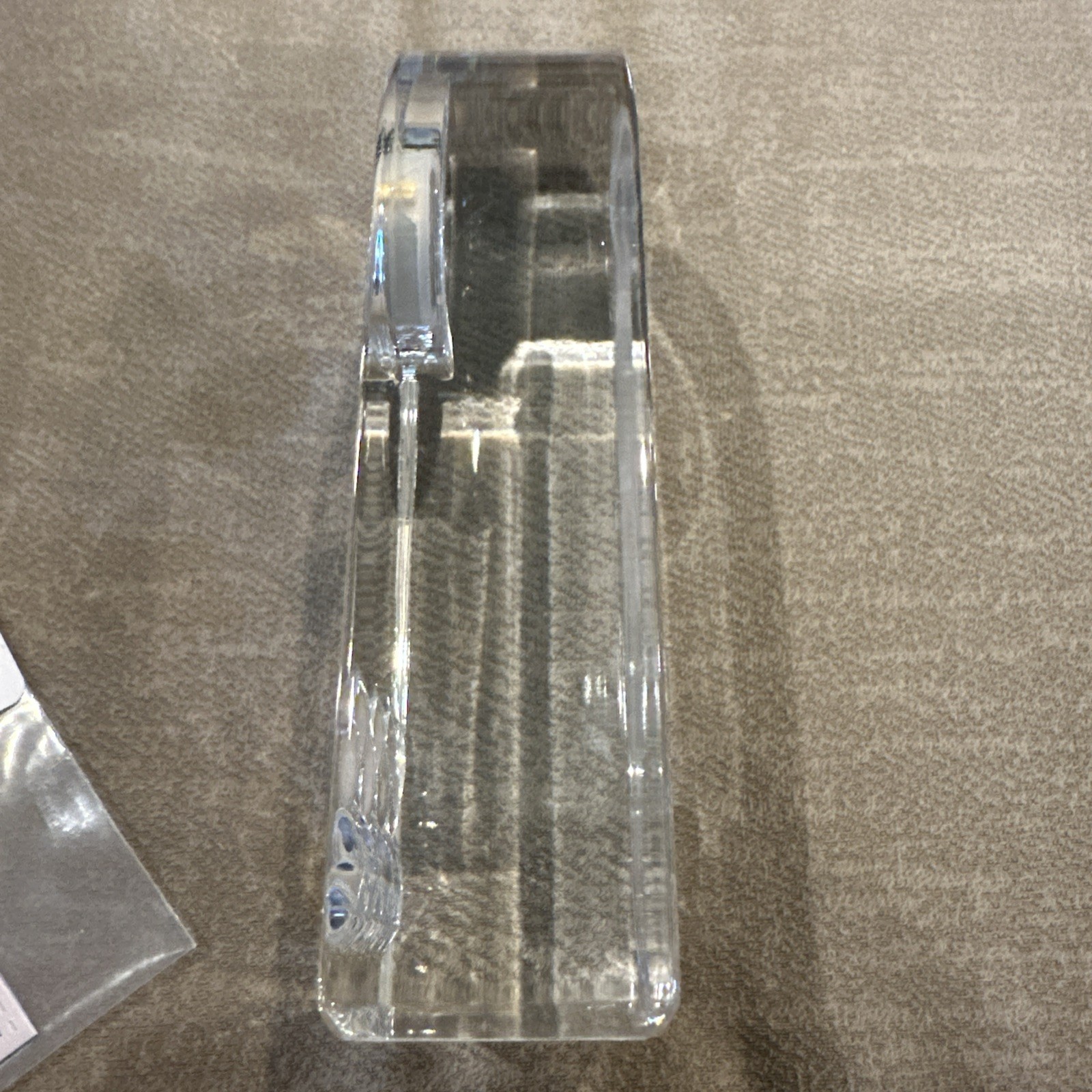 Beautiful WATERFORD Lismore Essence 5in Lead Crystal Desk Shelf Clock Excellent