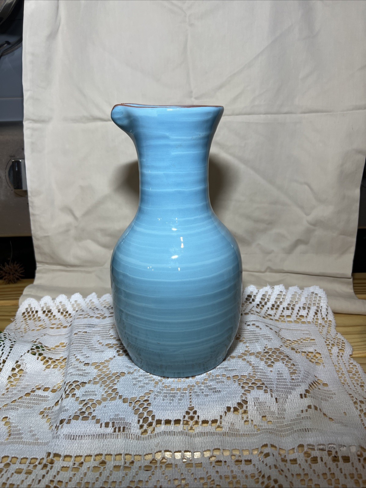 Large Redware Vase/decanter