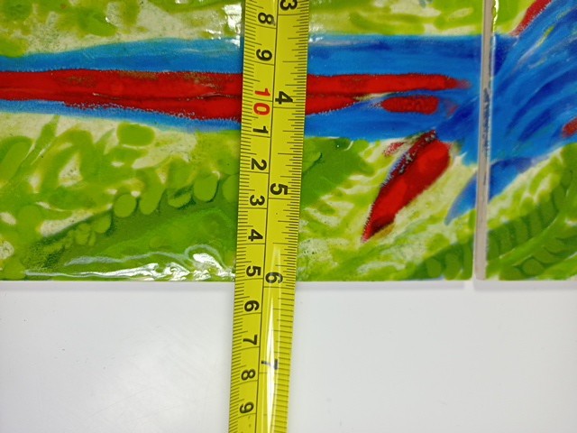 Vintage Ceramic Art Tile Tropical Parrot Made In England 6 In Hand Painted