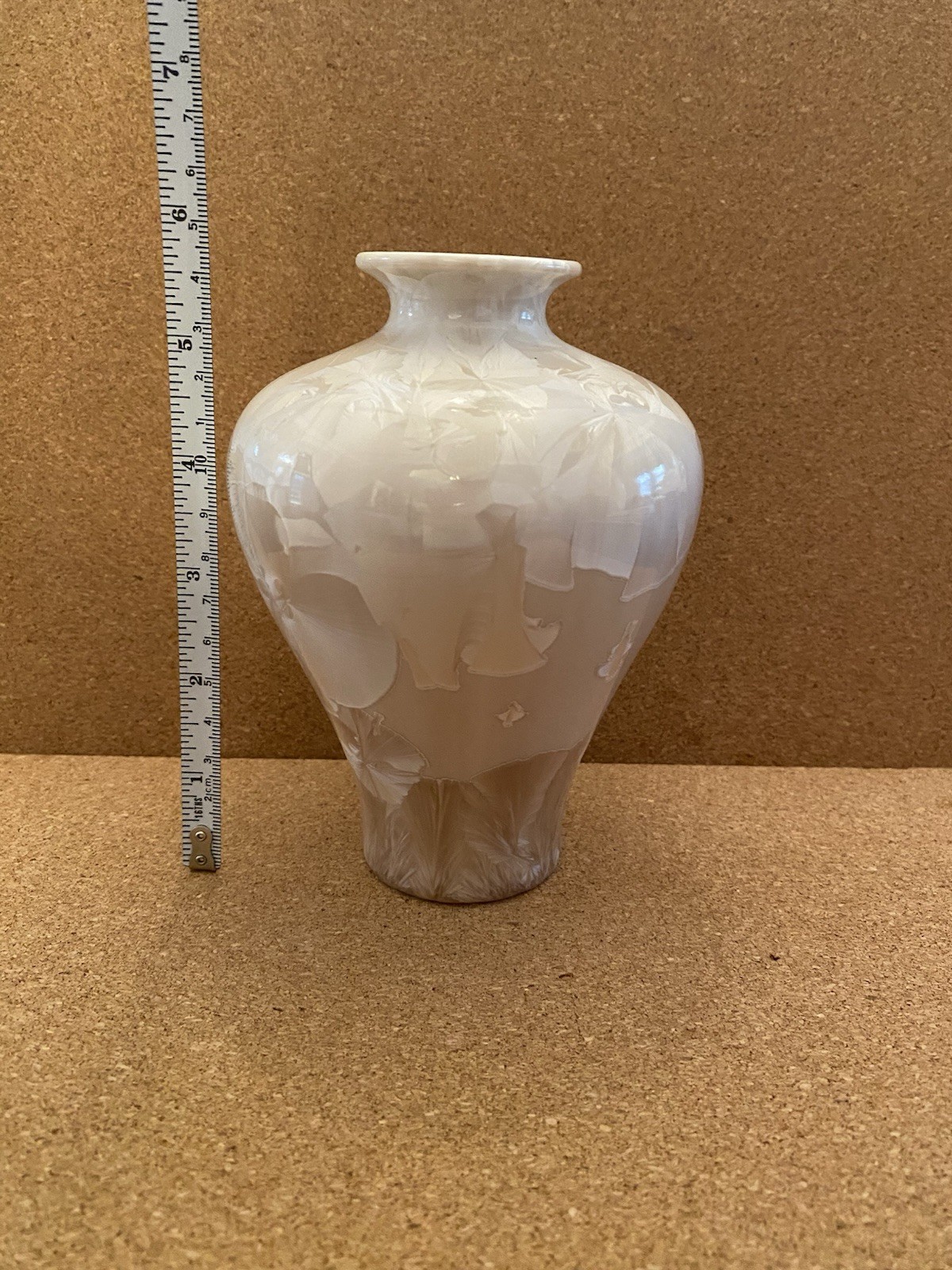 Vintage Bevan Norkin Crystalline Glazed Ceramic Art Vase