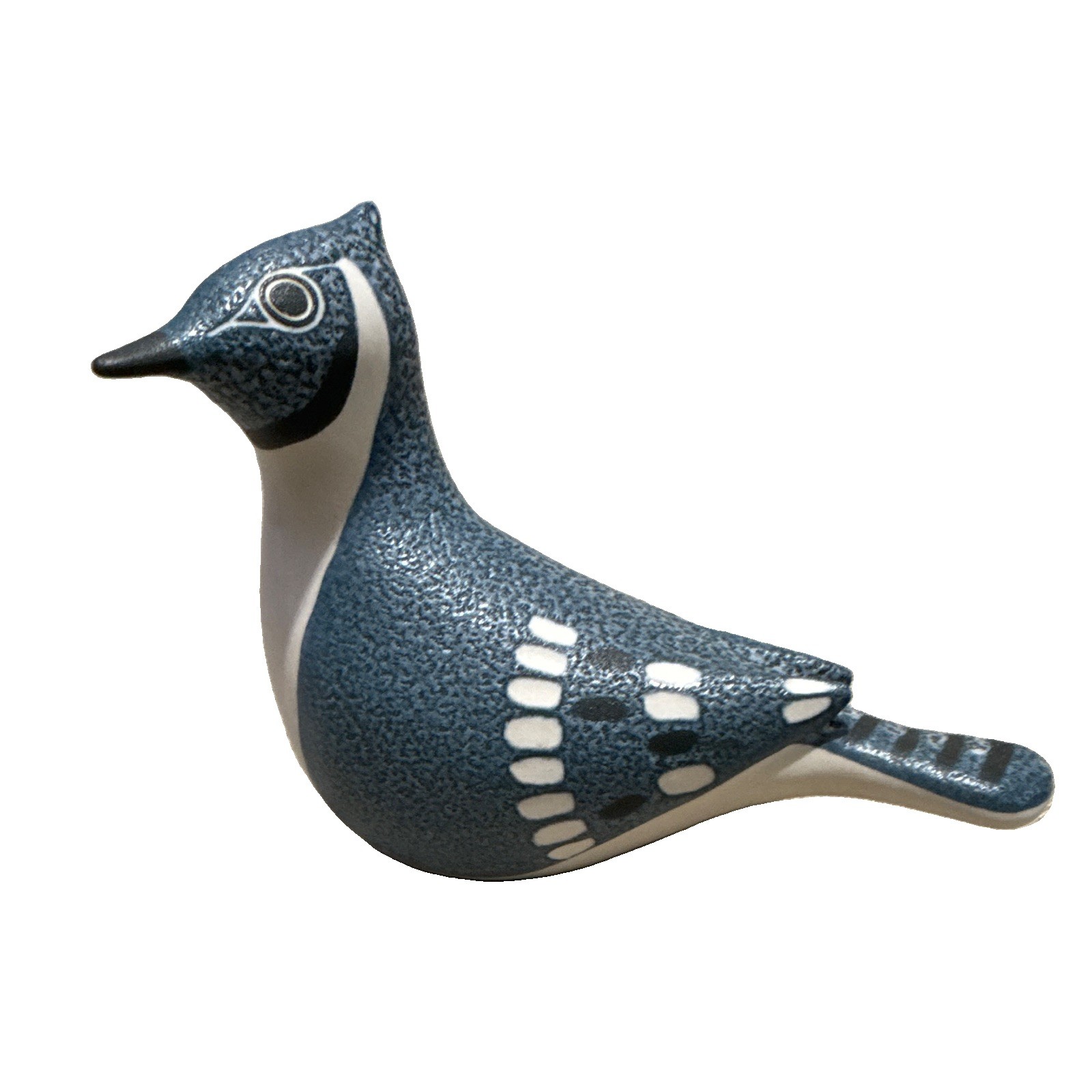 Strawberry Hill Werkshop Pottery Bluejay Ceramic Bird Very Rare Beauty Vintage