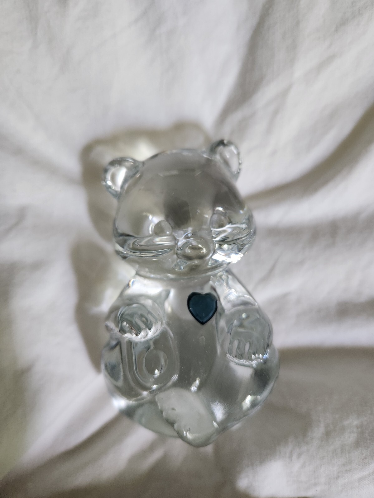 Fenton Birthday Bear Blue Heart