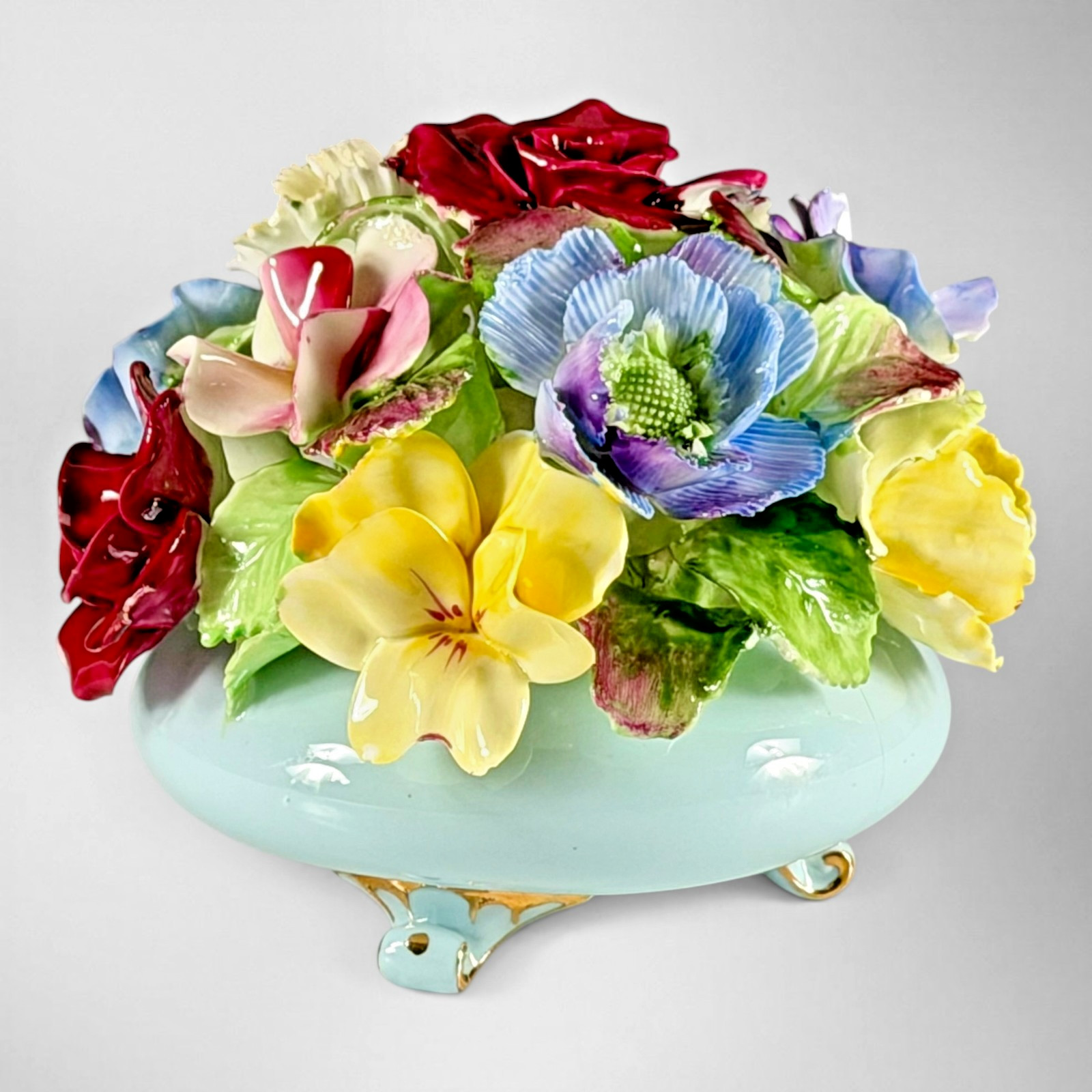 Vintage Adderley Floral Bone China Flower Bouquet Arrangement England
