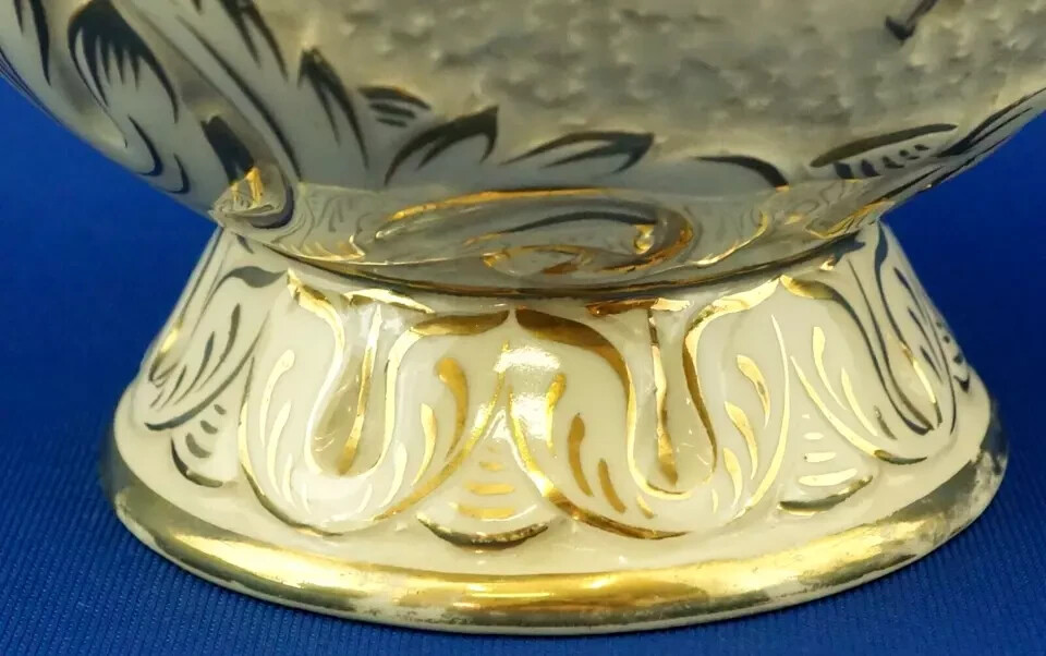 LA COLONNATA Ceramic vase Sesto Fiorentino 1800 1900 LIBERTY as DERUTA – ITALY