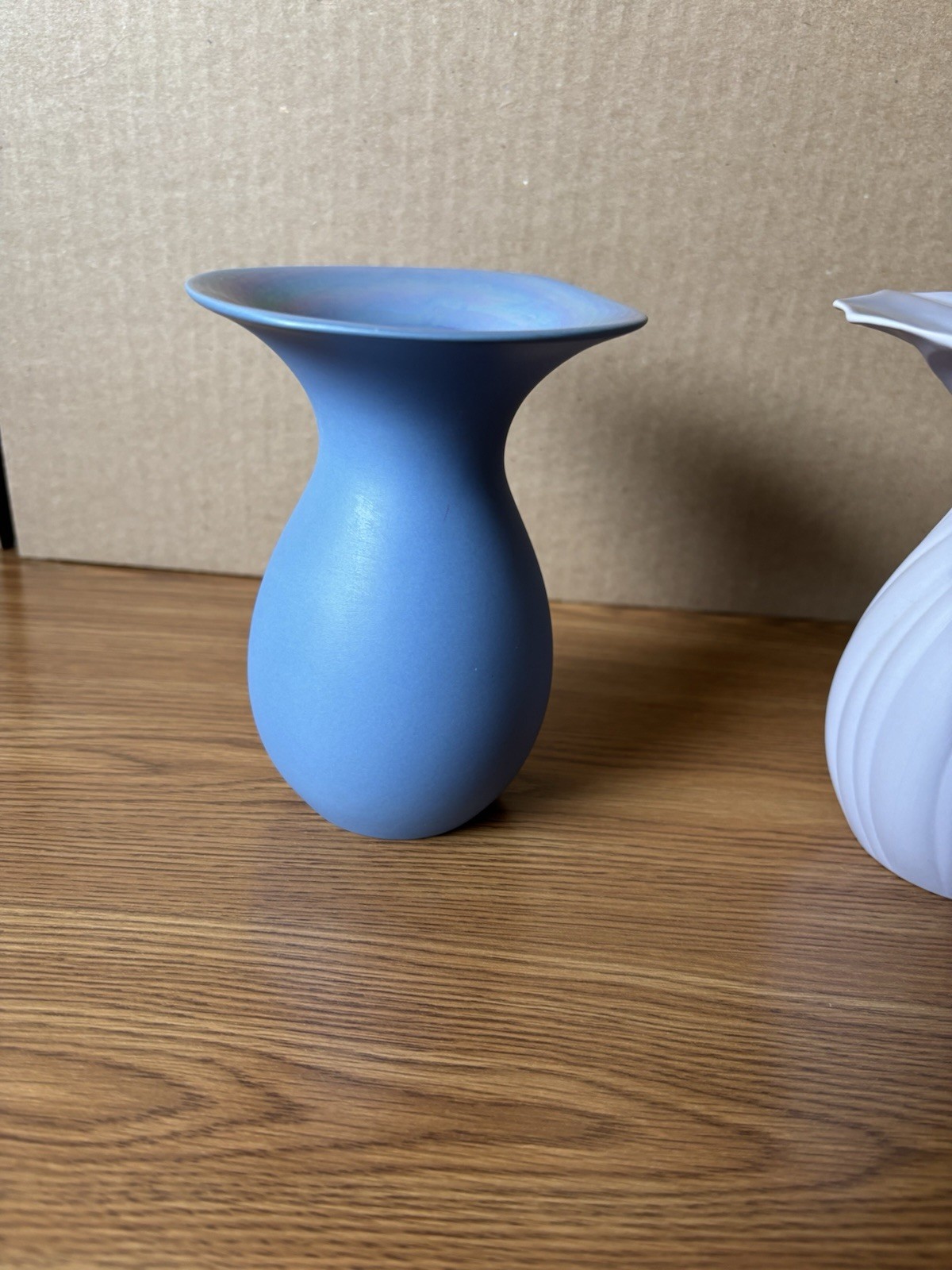 RARE Vintage Kathleen Ryan Hand Signed Vases 97 Pottery Vases 5.5 inches lot 2