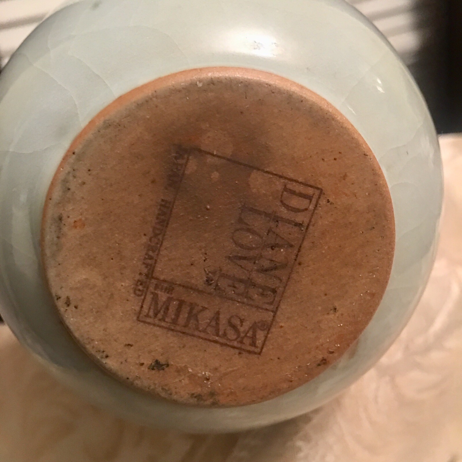 Beautiful Glazed Burgundy Color Pottery Art Vase by Diane Love for Mikasa Japan