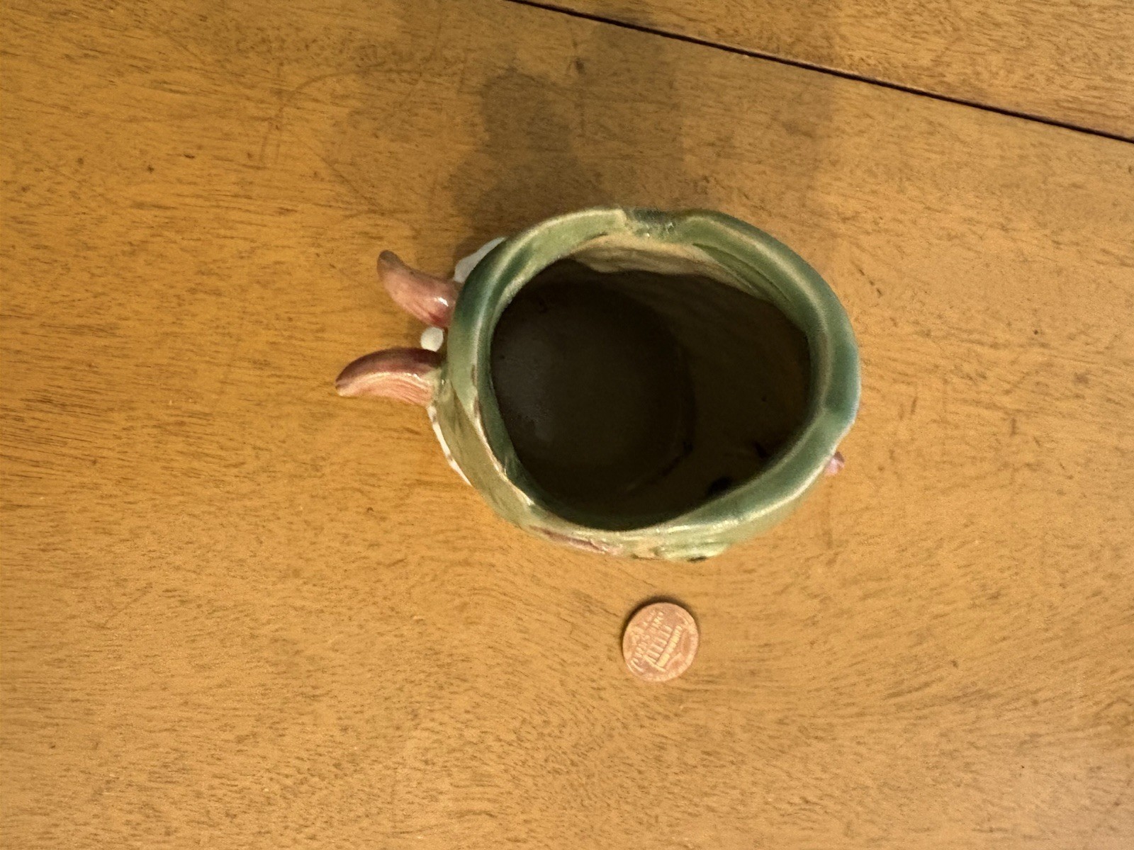 Vtg Windowsill Fish Vase Koi Planter 4.5″