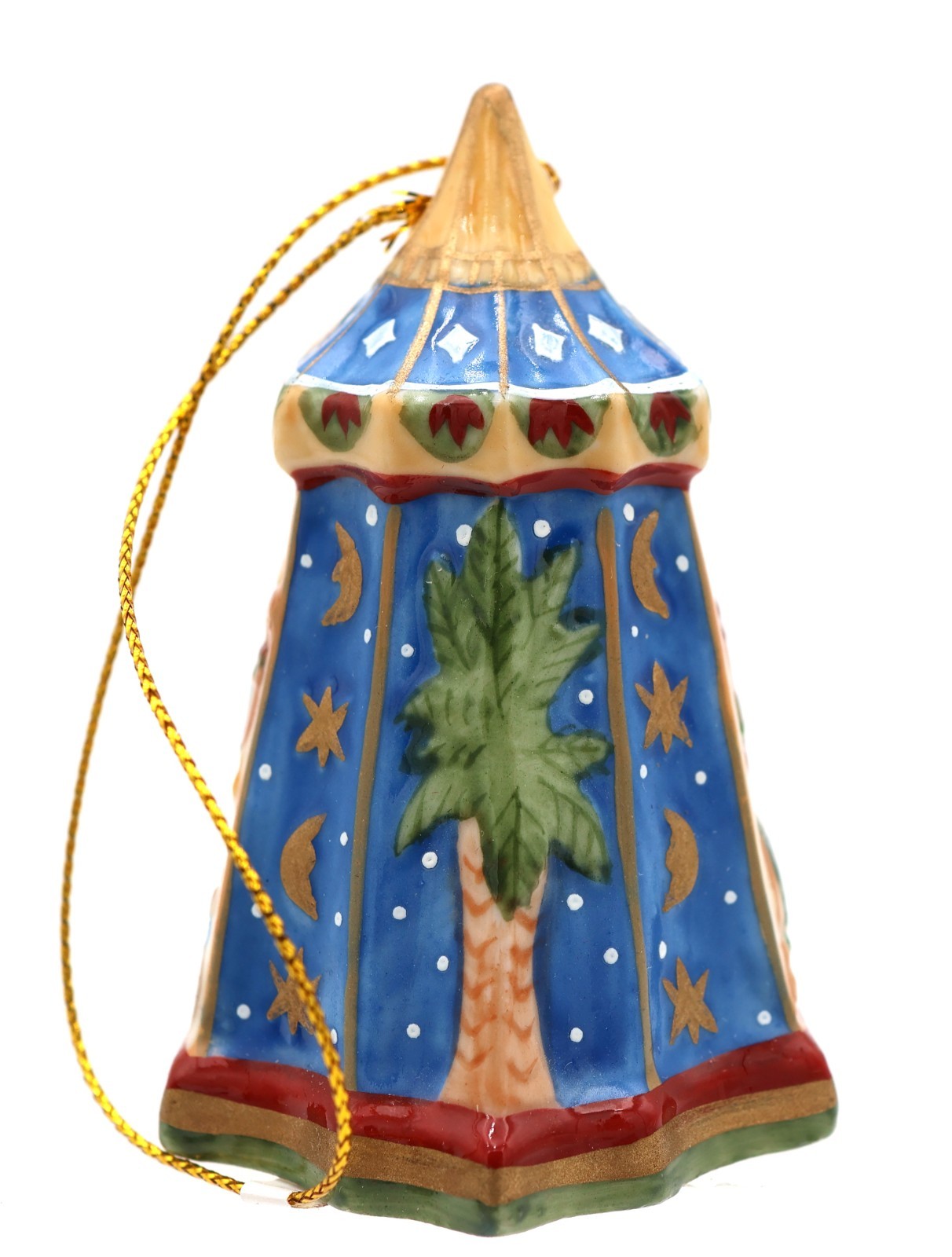 Villeroy & Boch Christmas Double Presents Camel Bell Carousel Ornament Ex-Cond