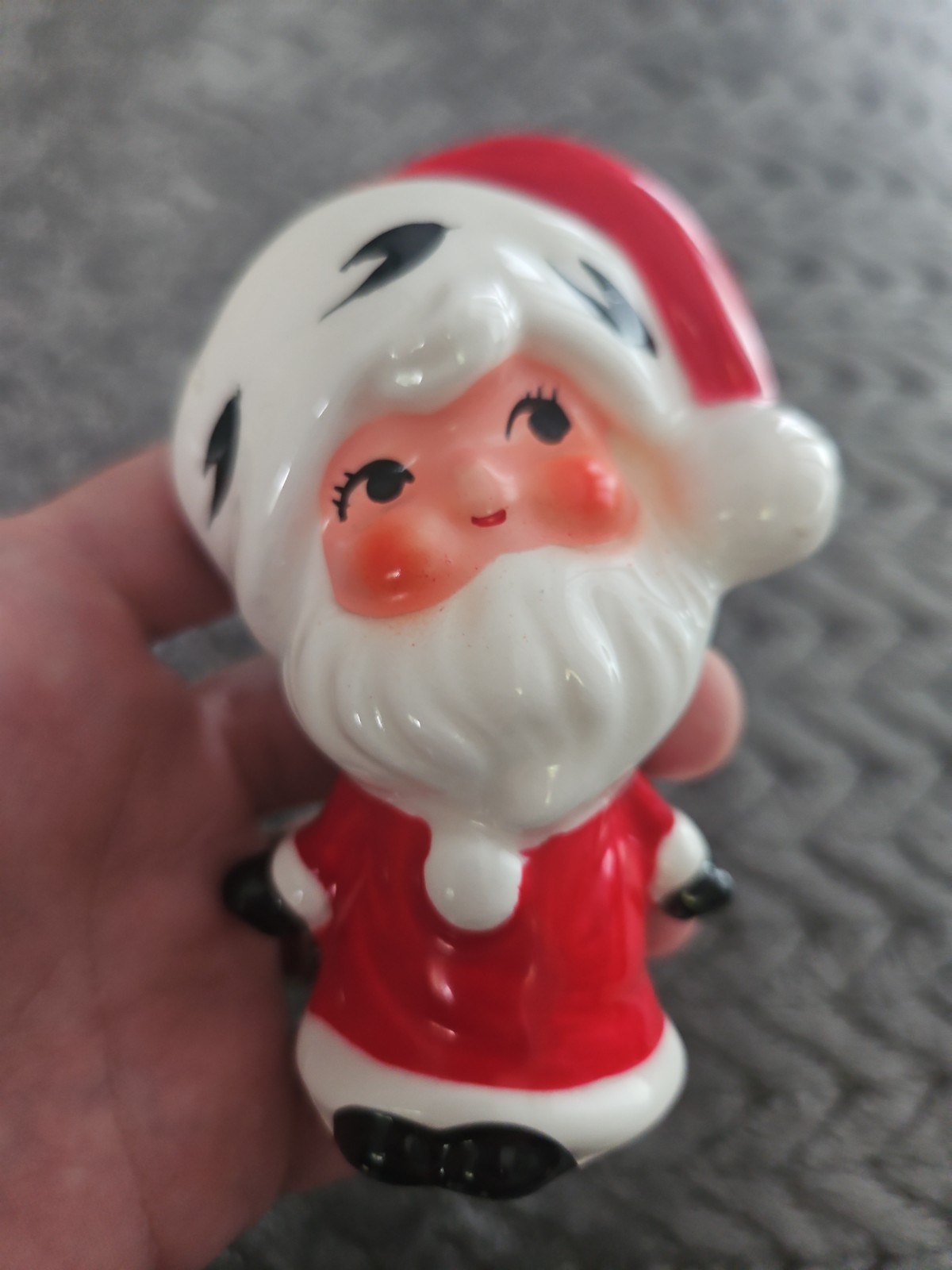 Made in Japan Christmas Mr & Mrs Claus Salt & Pepper Shakers (Never Used) MINT