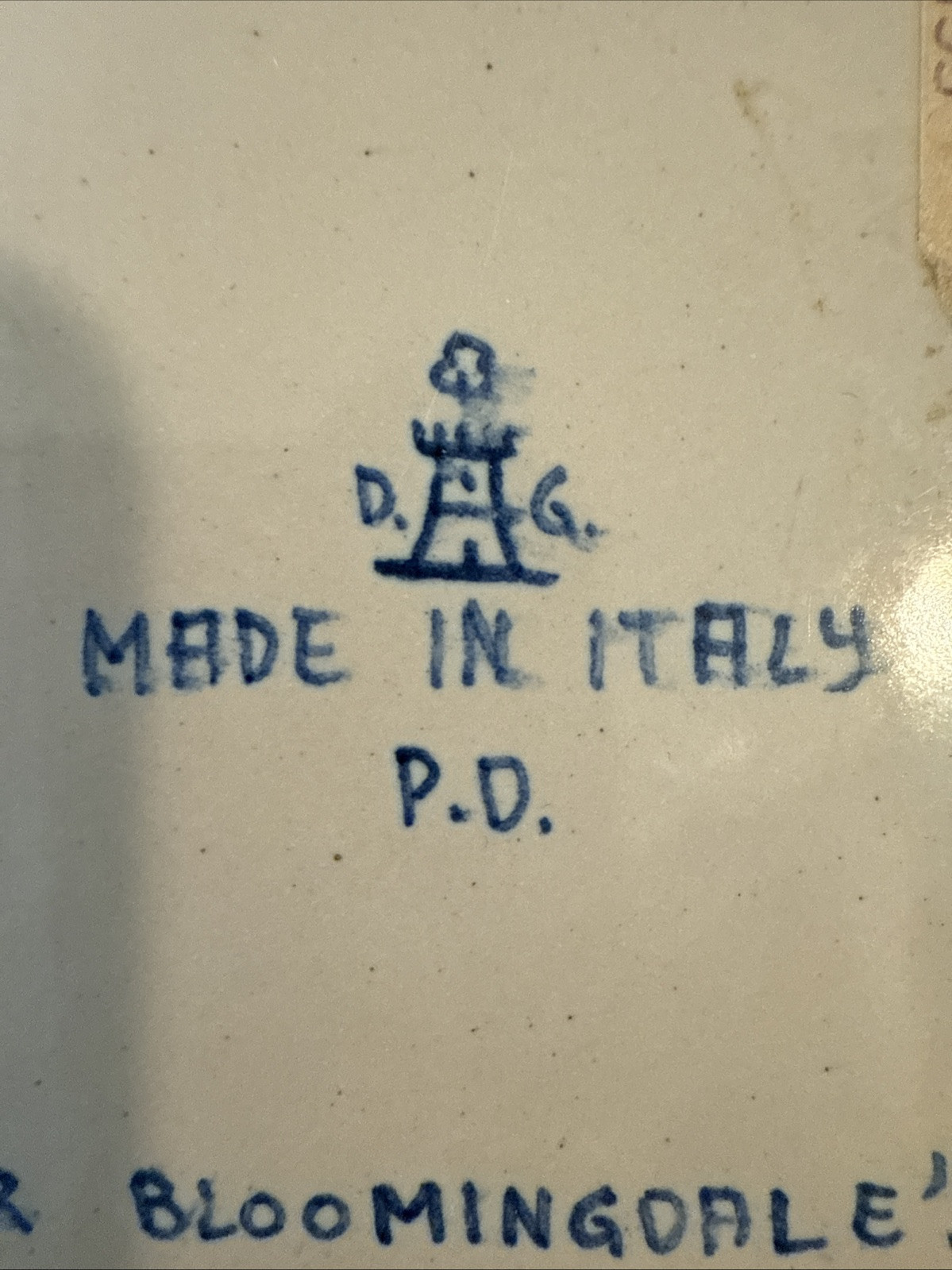 Grazia Deruta Italian Pottery Square Lidded Trinket Box Blue Birds Bloomingdales