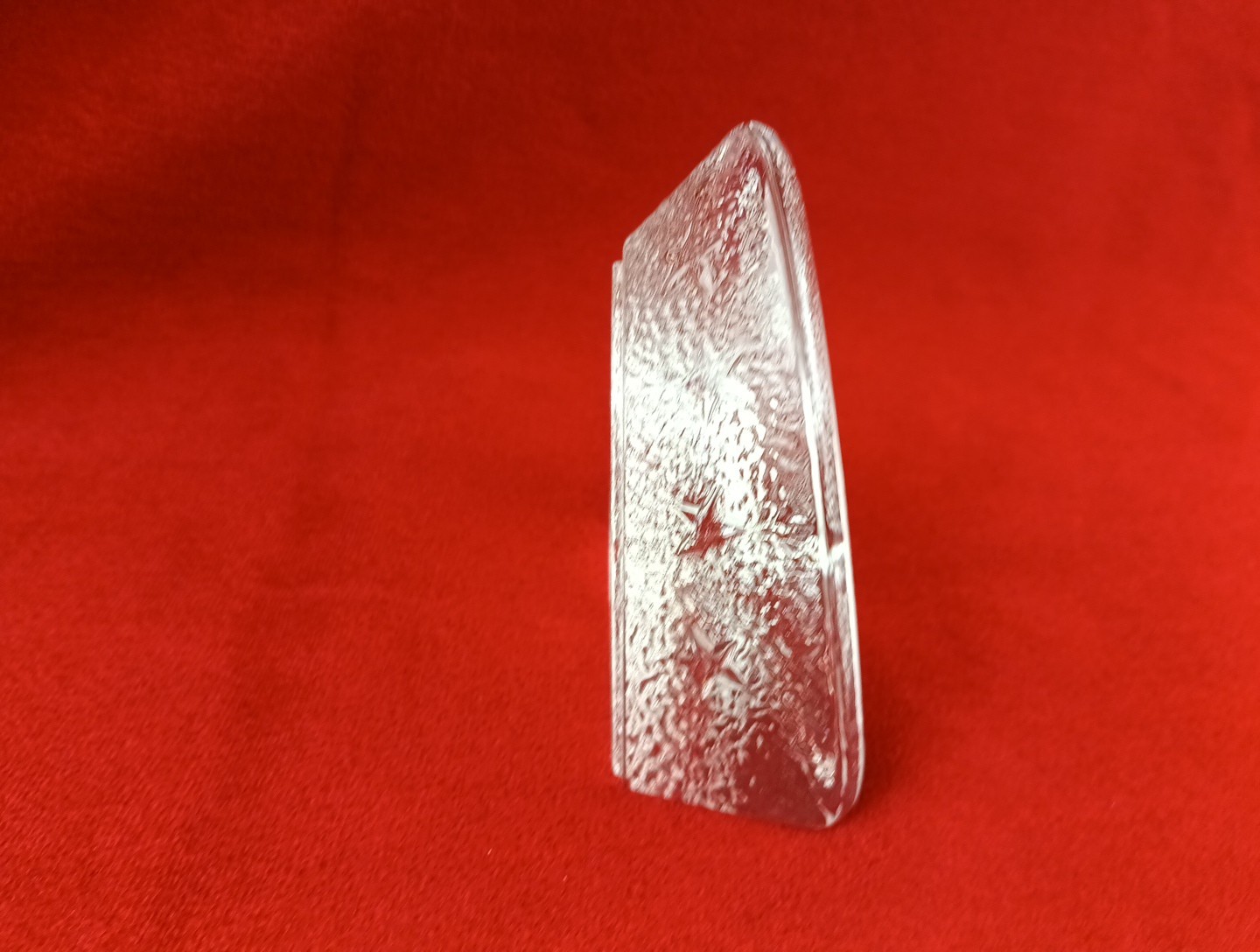 Rare Vintage Nybro Crystal Sweden Fish Sculpture Figurine Paperweight 3.5″