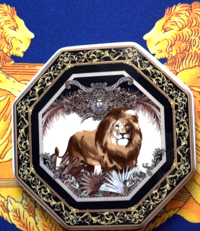 VERSACE Coaster Lion Medusa tray Table dinner ware Rosenthal home decor SALE