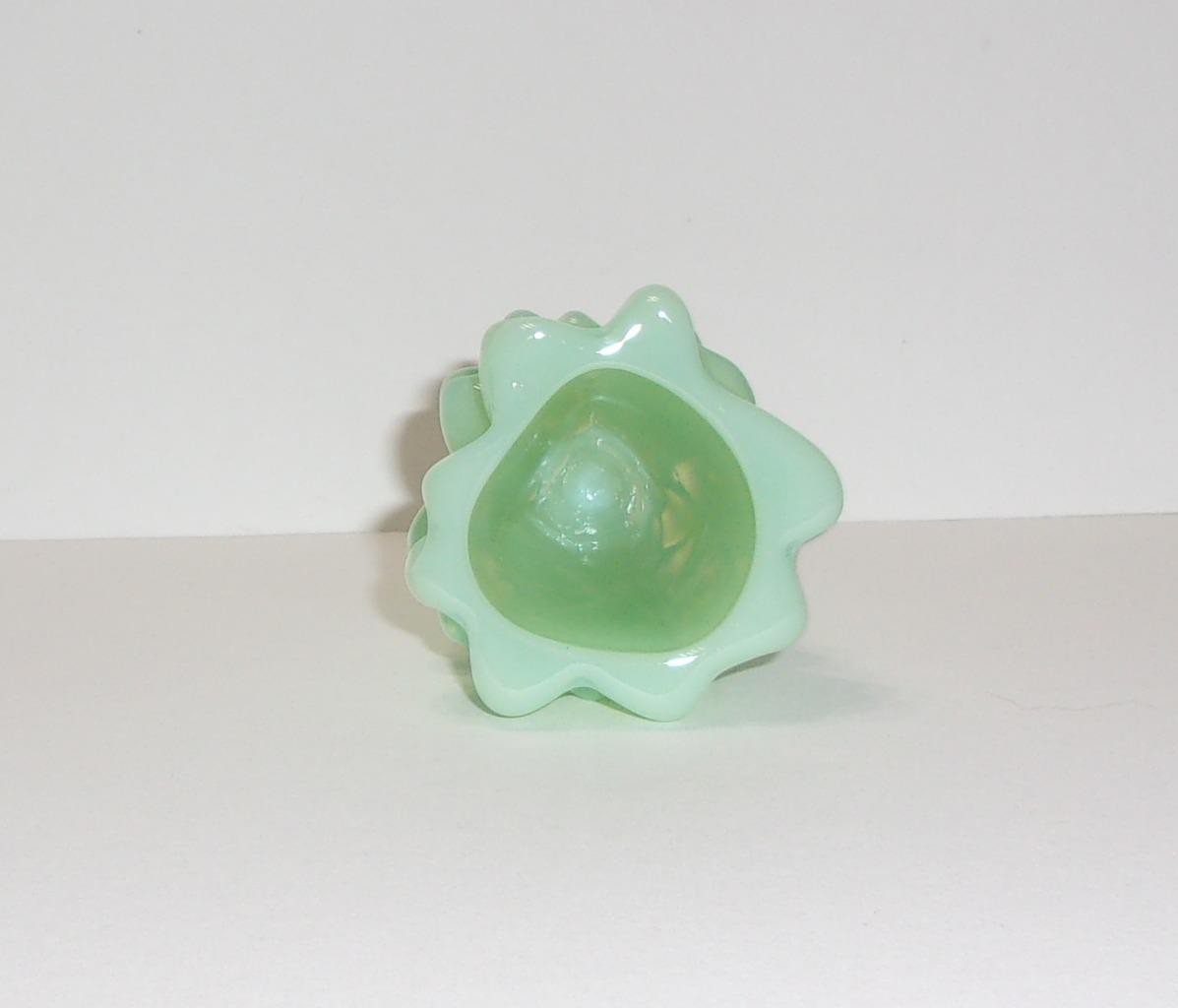 Mosser Glass Jadeite Jade Green 2.75″ Mini Christmas Tree Figurine Holiday