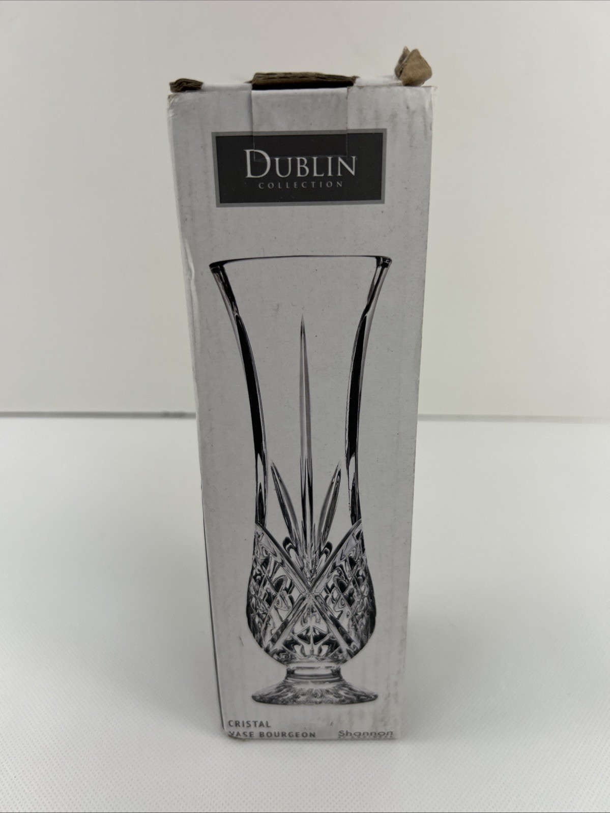 Dublin Collection Shannon By Godinger Crystal Bud Vase #28459