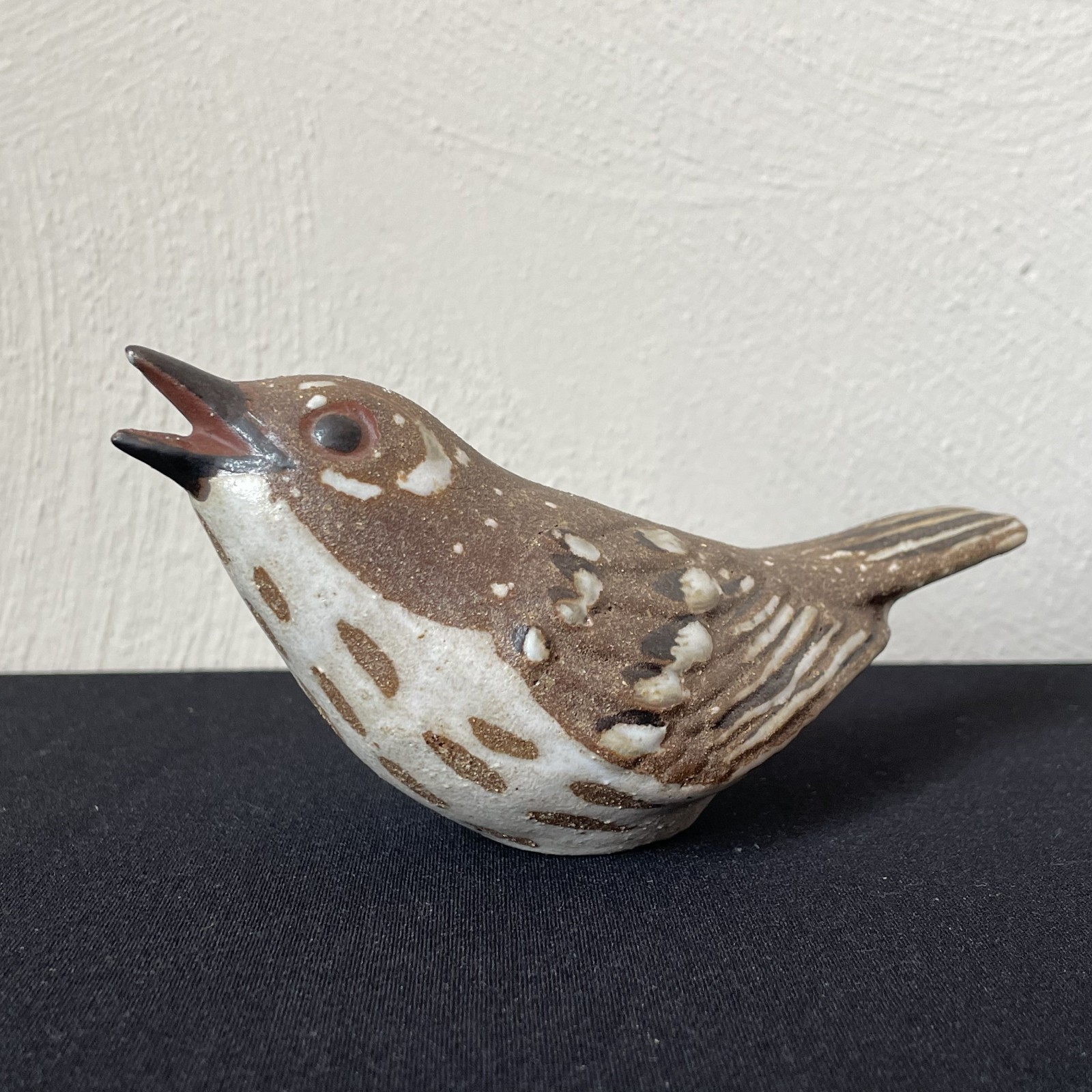 Vintage Andersen Design Art Studio Pottery Bird Warbler Clay Ceramic