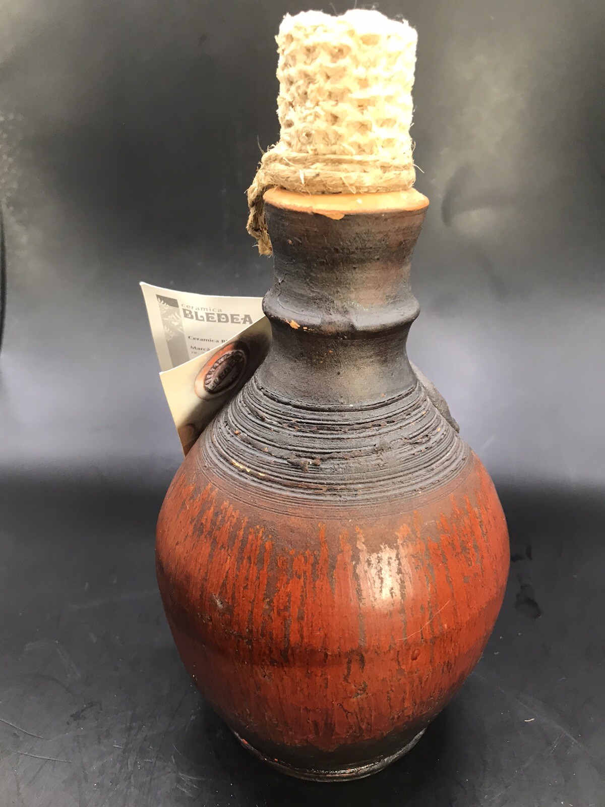 CERAMIC BAIA MARE BLEDEA Z Romania ART POTTERY Crafted HAND MADE JUG Vase 6.5″