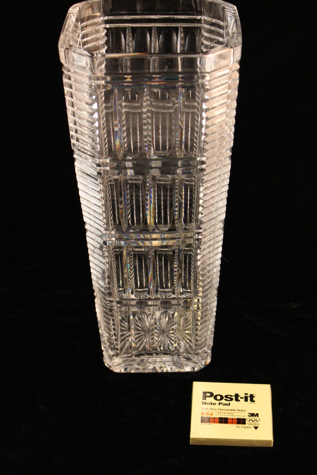 Waterford Crystal Vase 1/1 Signed Jim O’Leary 1993 Master Cutter 14”
