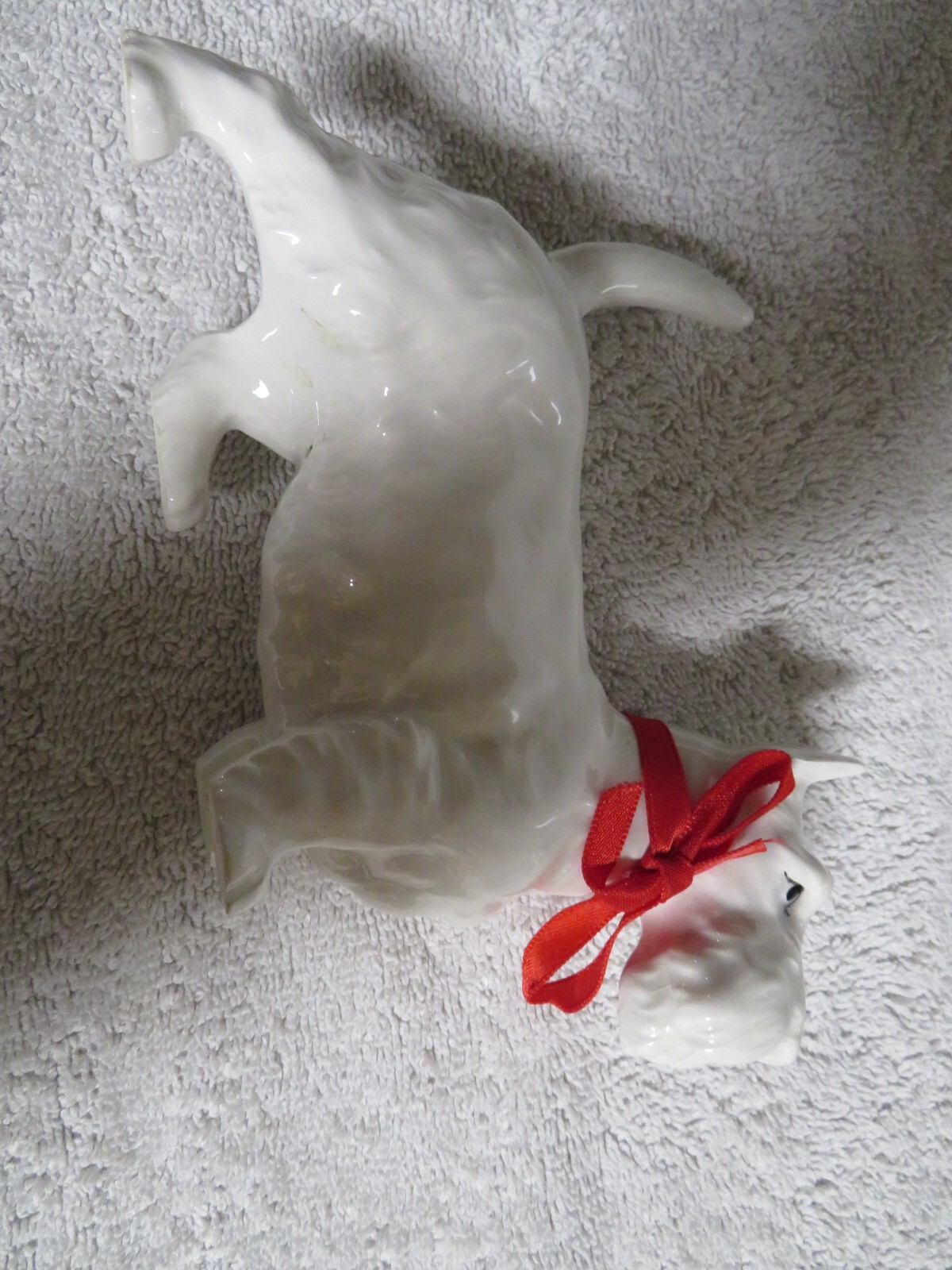 Vintage Ceramic Pair of Scottie Dog Figurines, 1992, United Kingdom