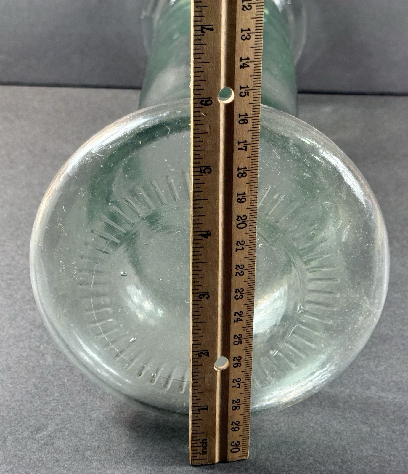 Mid Century 14inch Spanish Blown Glass Vase